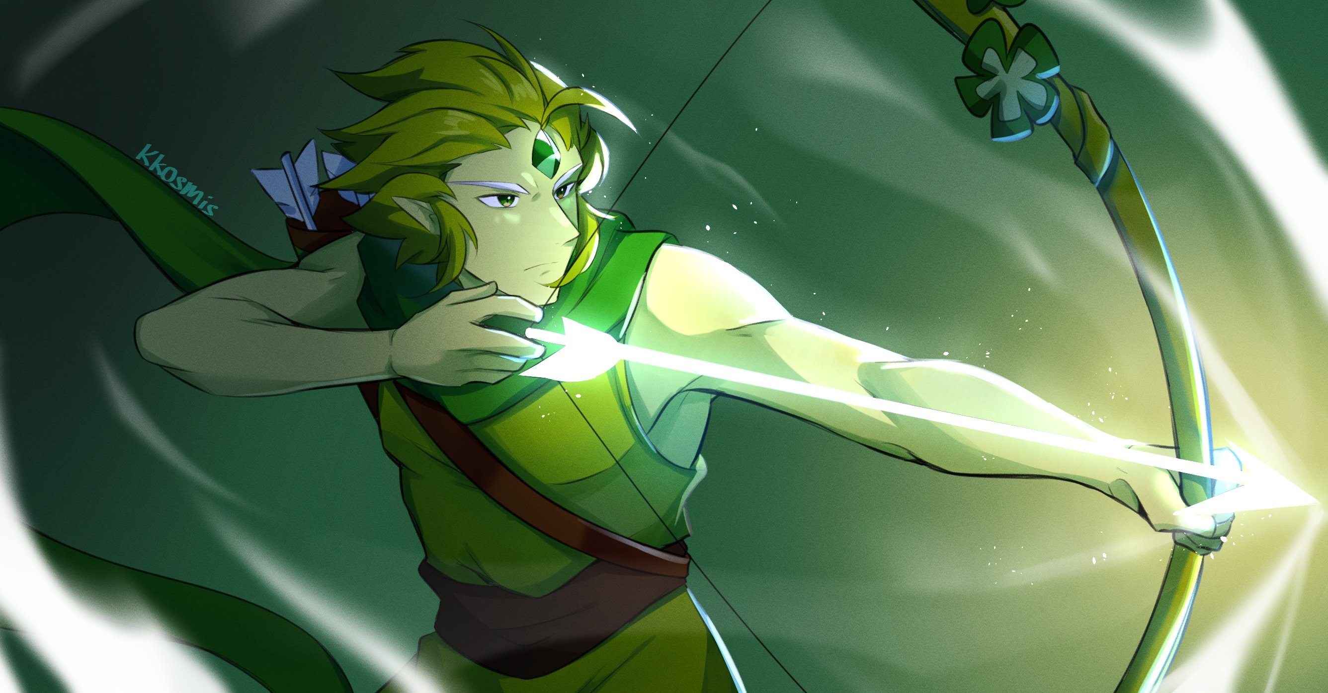Wind Archer Cookie from COOKIE RUN: KINGDOM HD Wallpaper