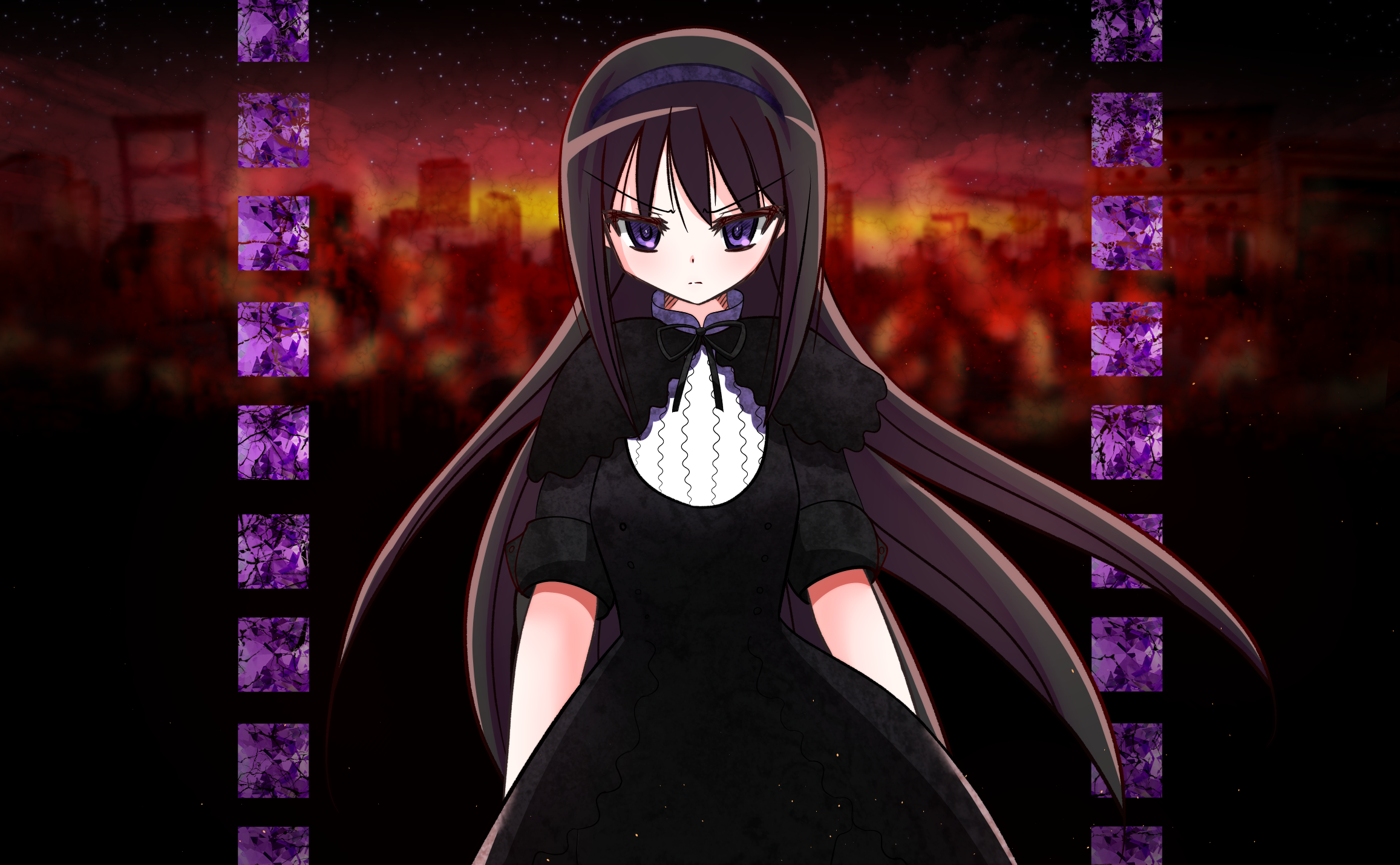 Homura Akemi from Puella Magi Madoka Magica HD Wallpaper
