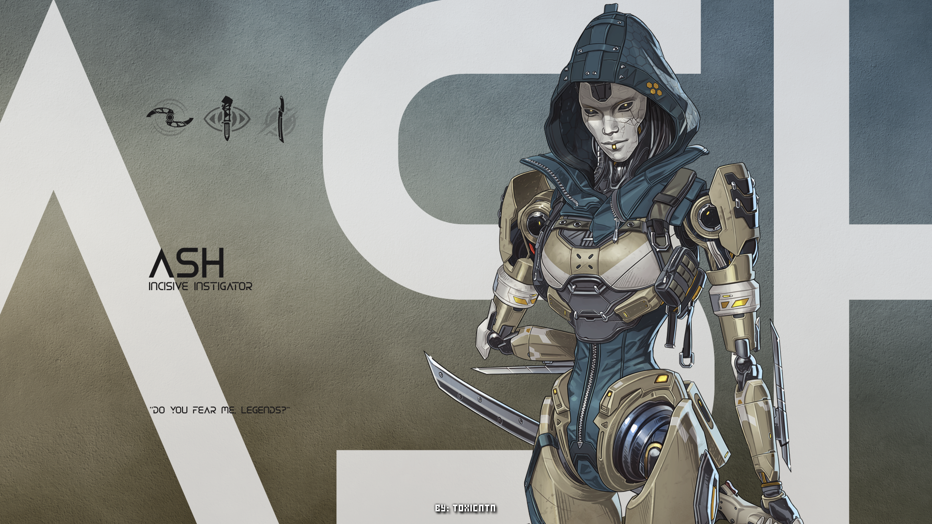 Ash from Apex Legends Invasive Instigator HD Wallpaper
