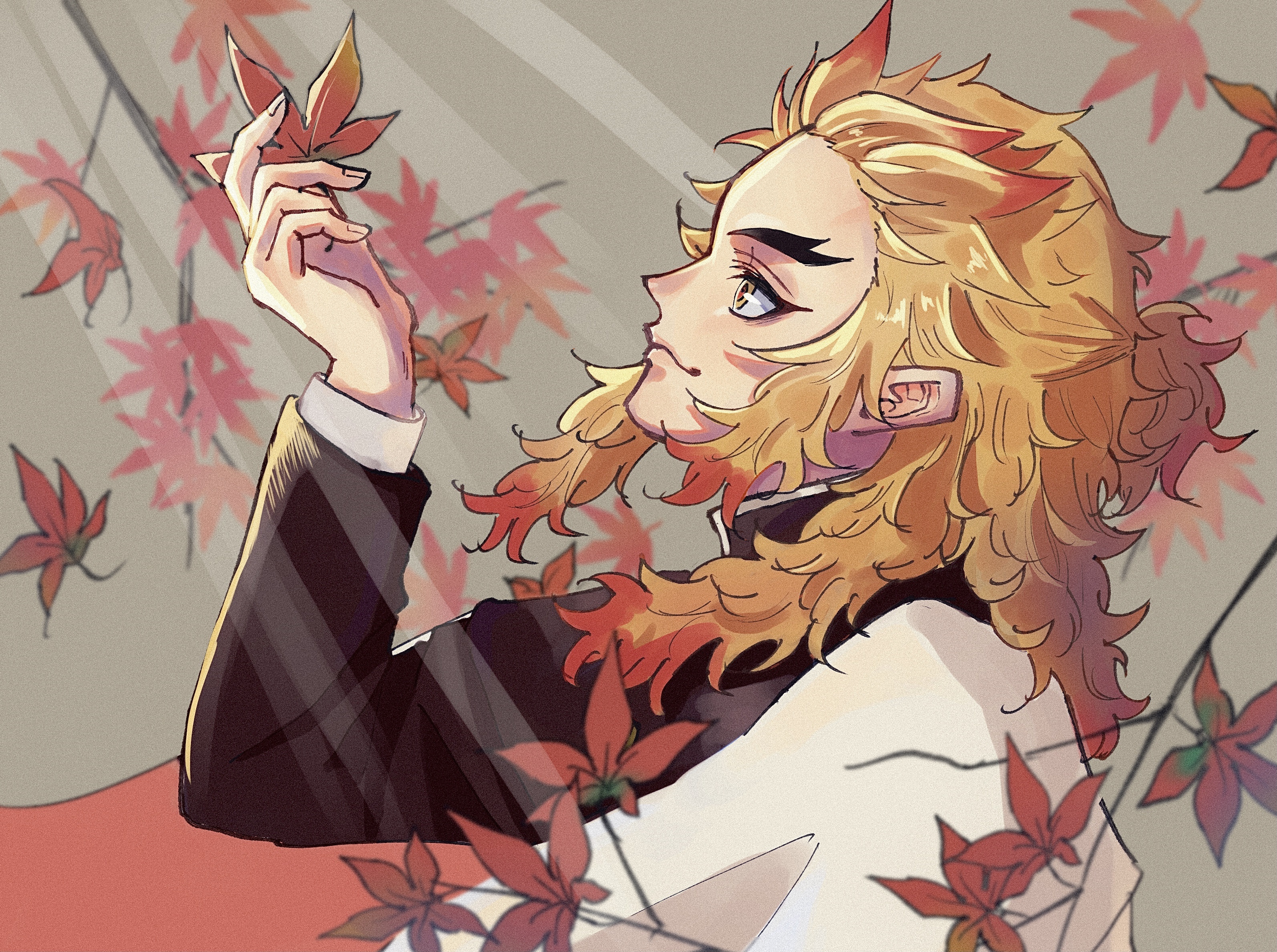 Kyojuro Rengoku from Demon Slayer: Kimetsu No Yaiba HD Wallpaper