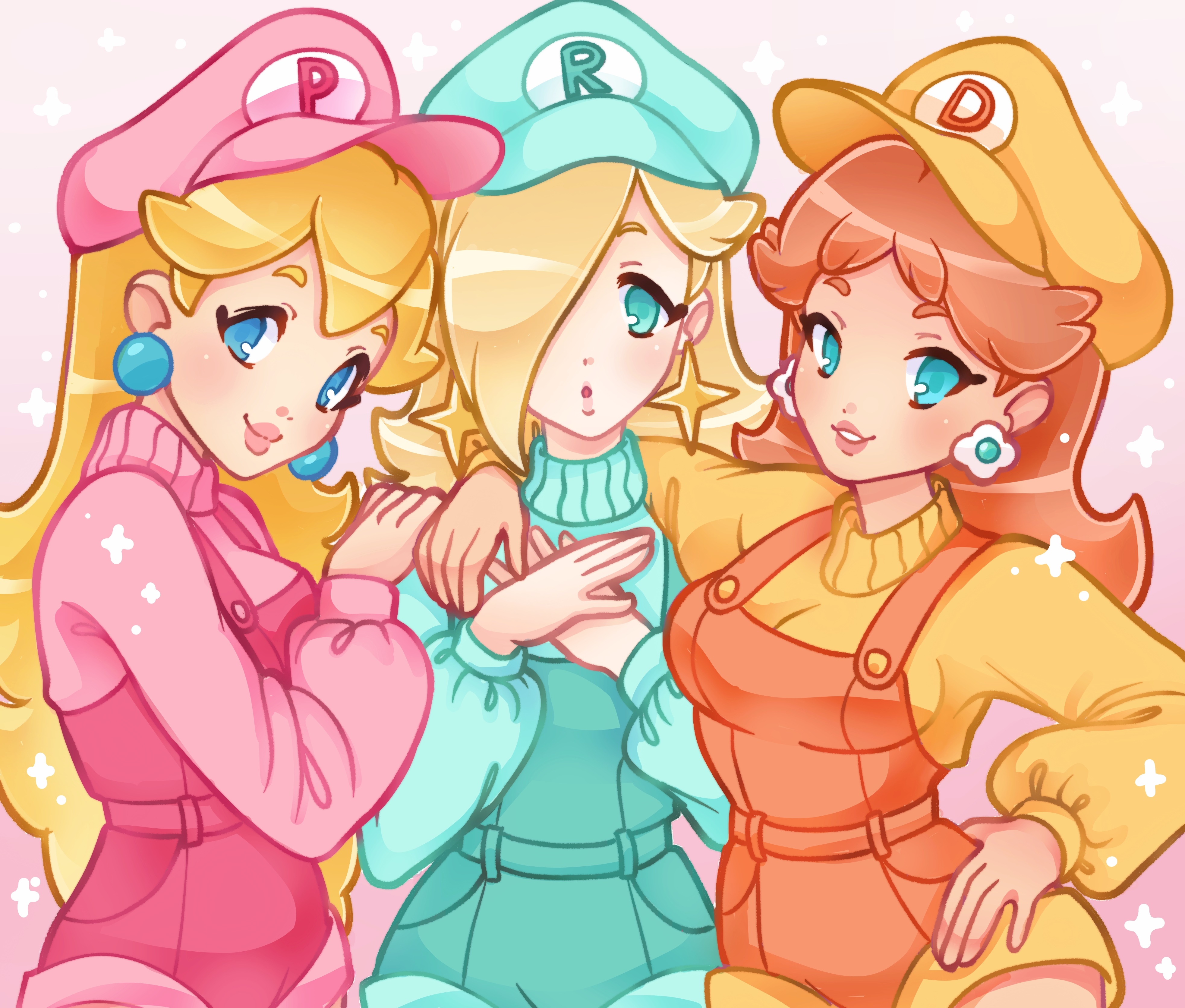 Princess Peach And Daisy Fan Art Princess Peach And Daisy Fan Art