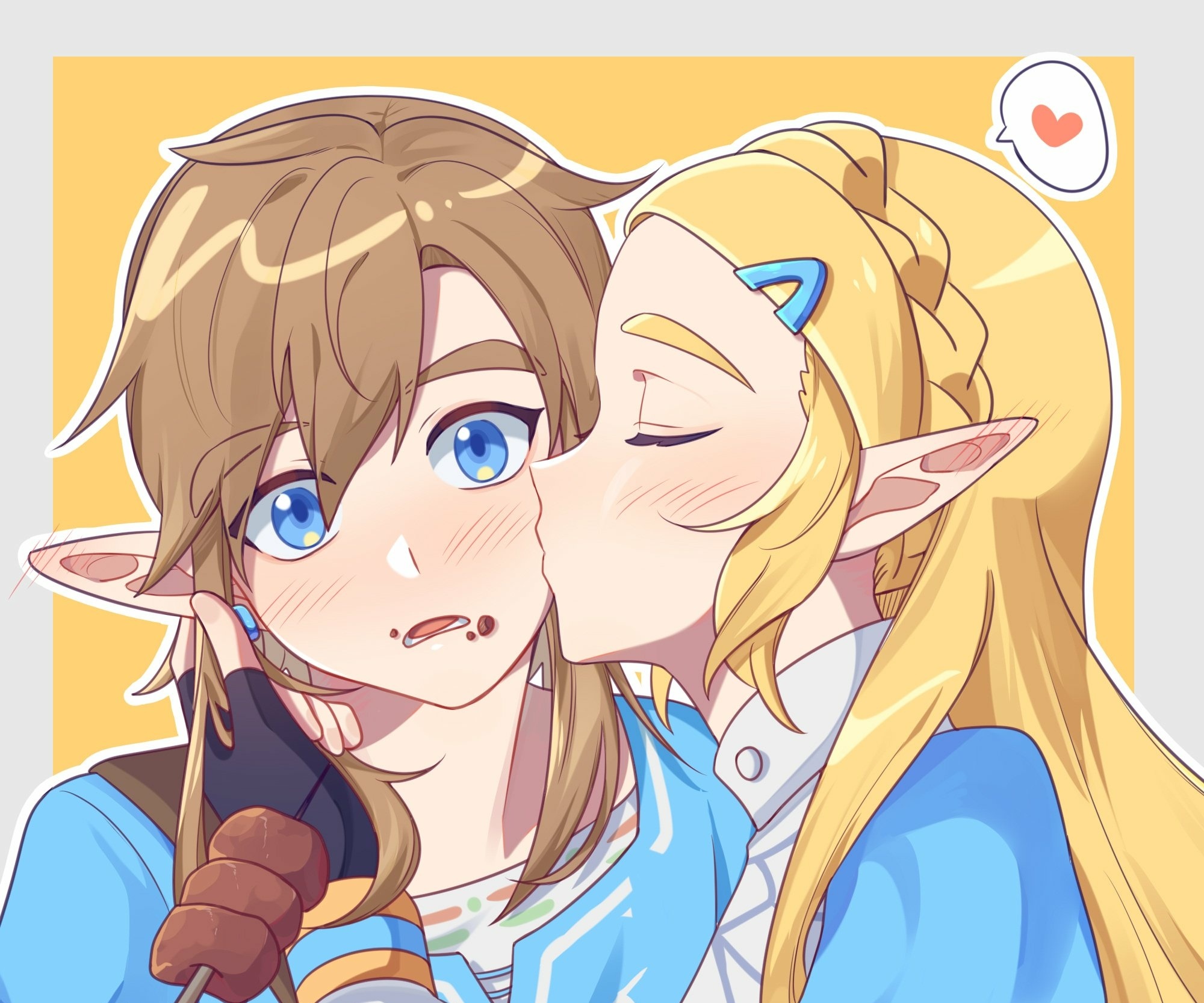 Link and Zelda from The Legend of Zelda HD Wallpaper