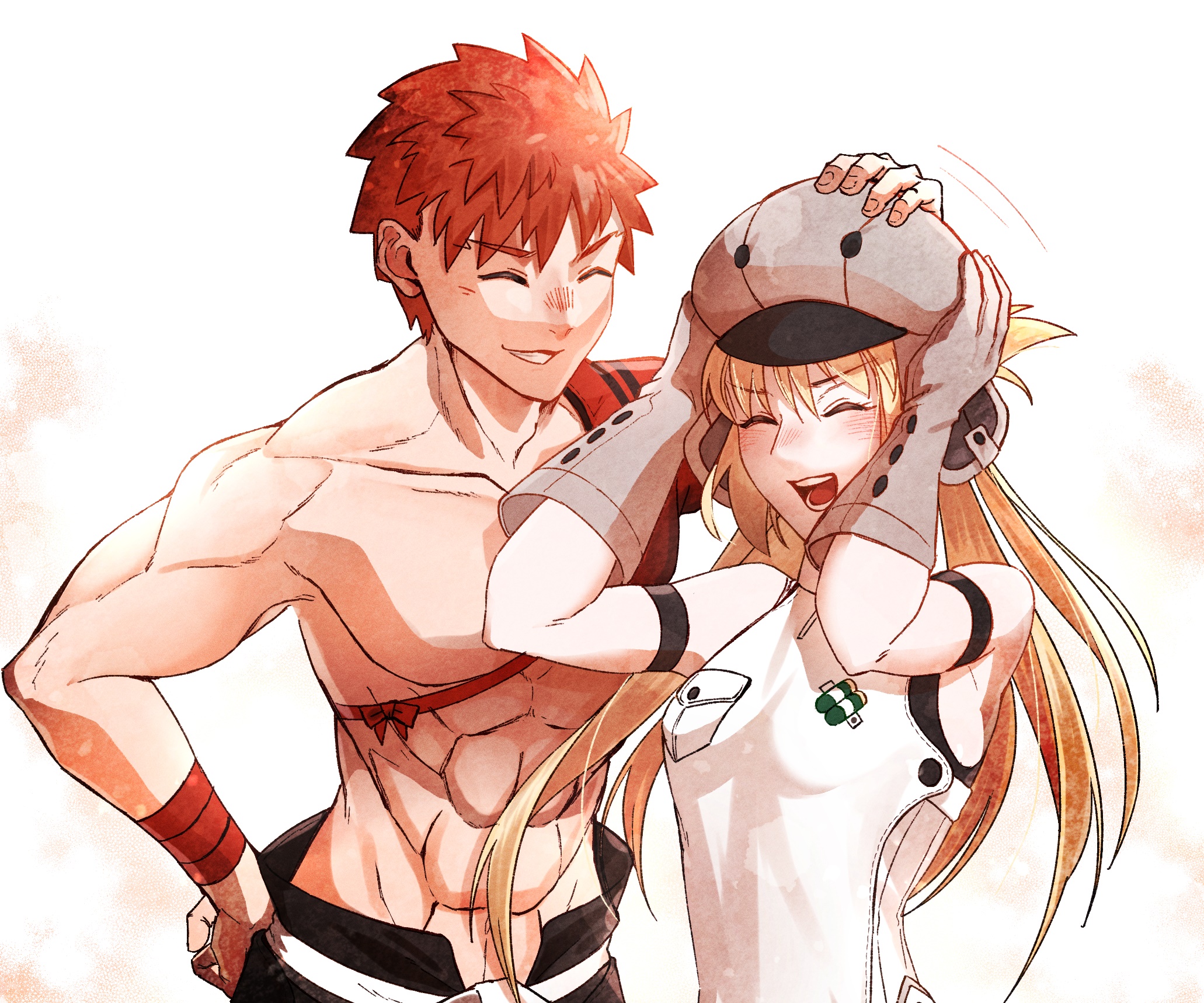Shirou Emiya and Artoria Caster from Fate/Grand Order HD Wallpaper