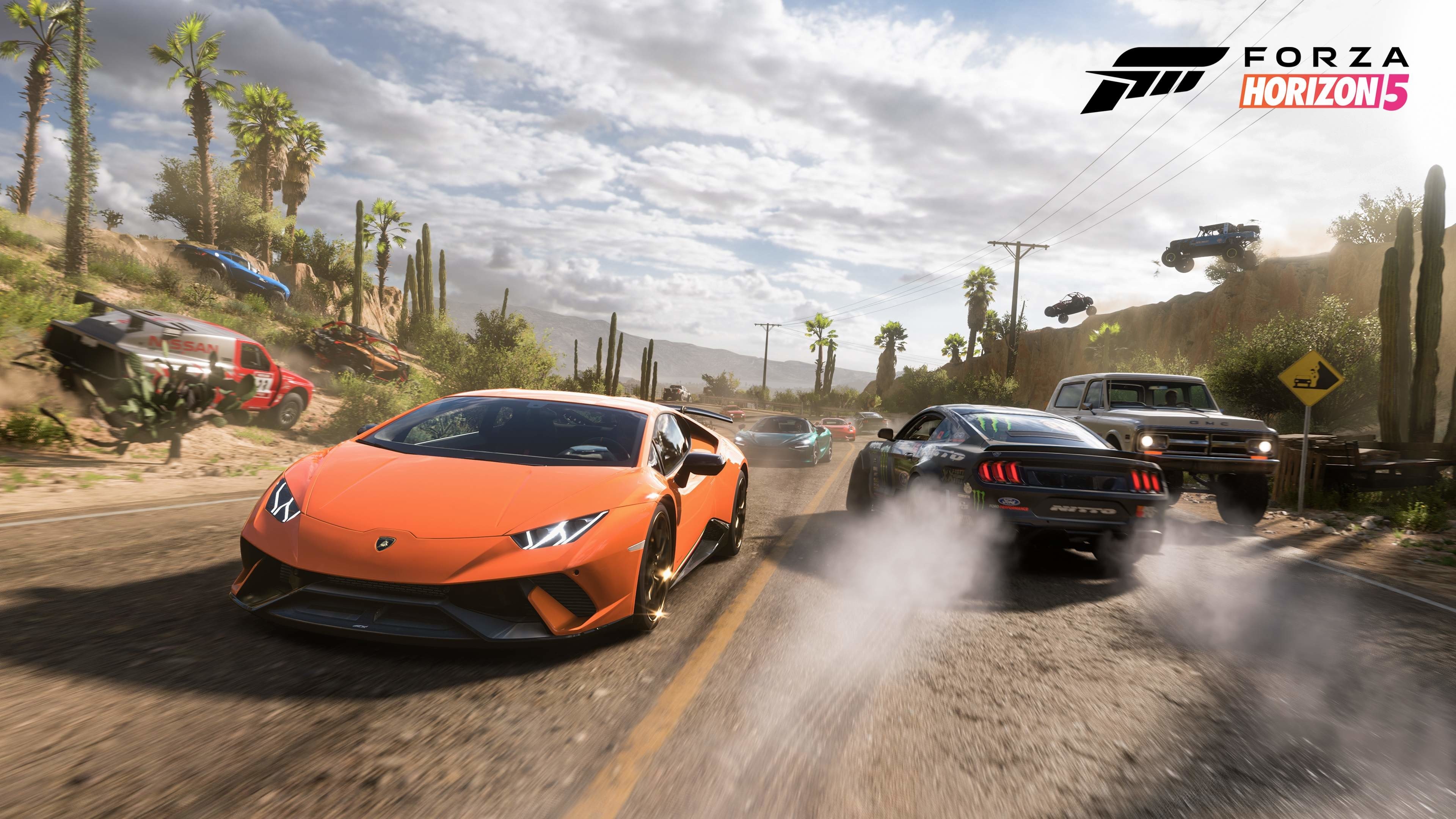 Forza Horizon 5 4K: Lamborghini Huracan Performante Race HD Wallpaper