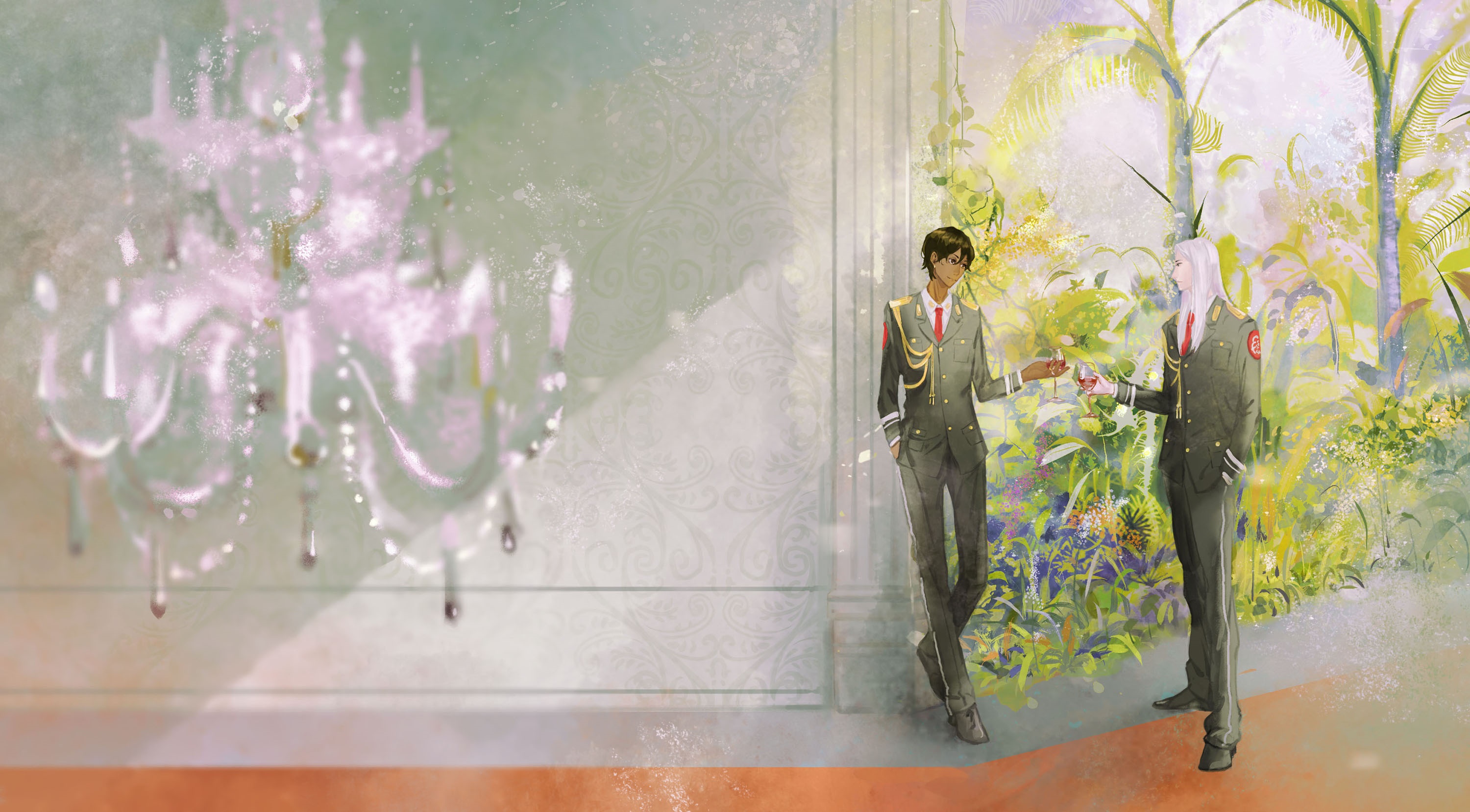Groshular and Lilium from ACCA: 13-ku Kansatsu-ka HD Wallpaper