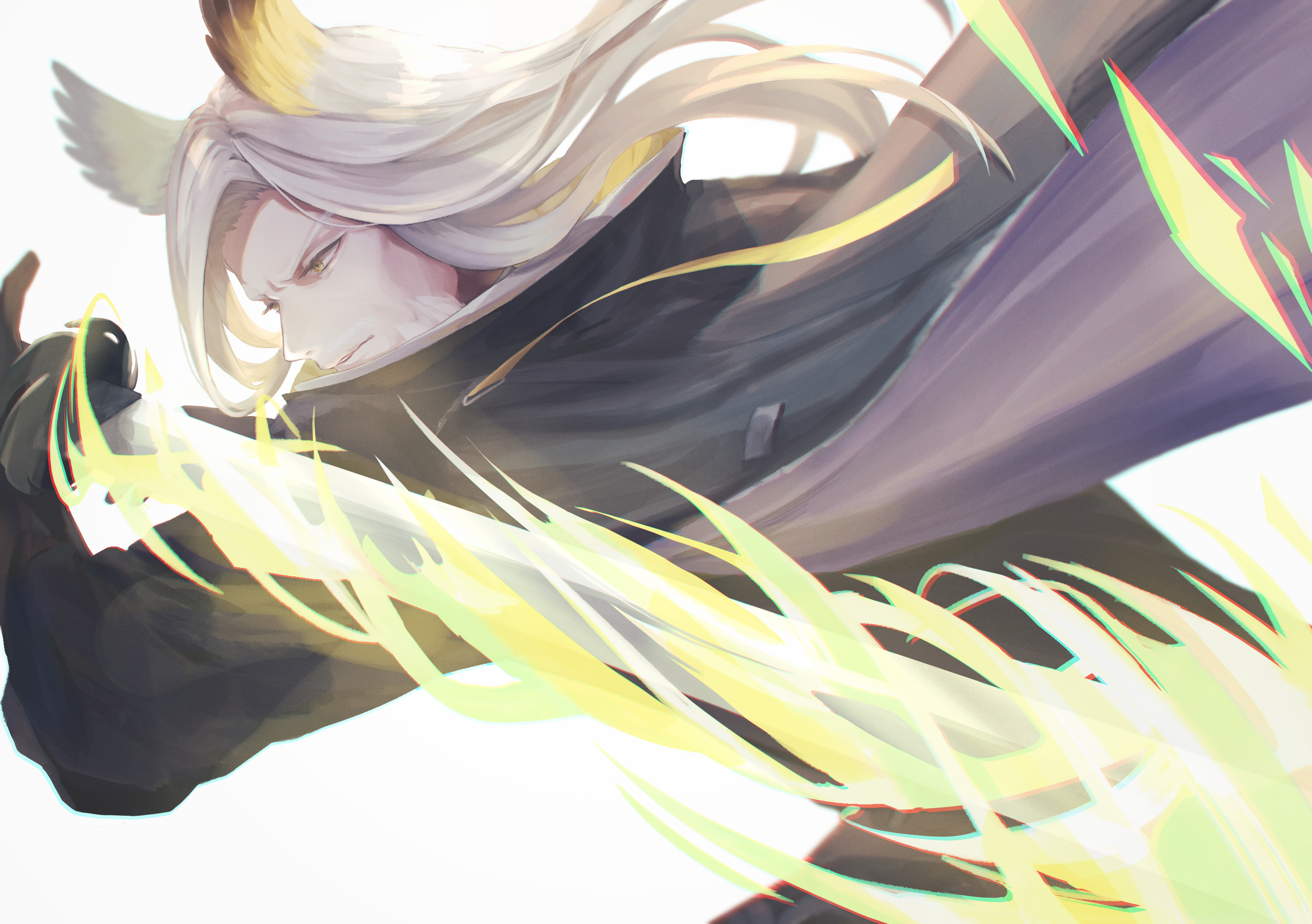 Hellagur from Arknights with glowing sword HD Wallpaper