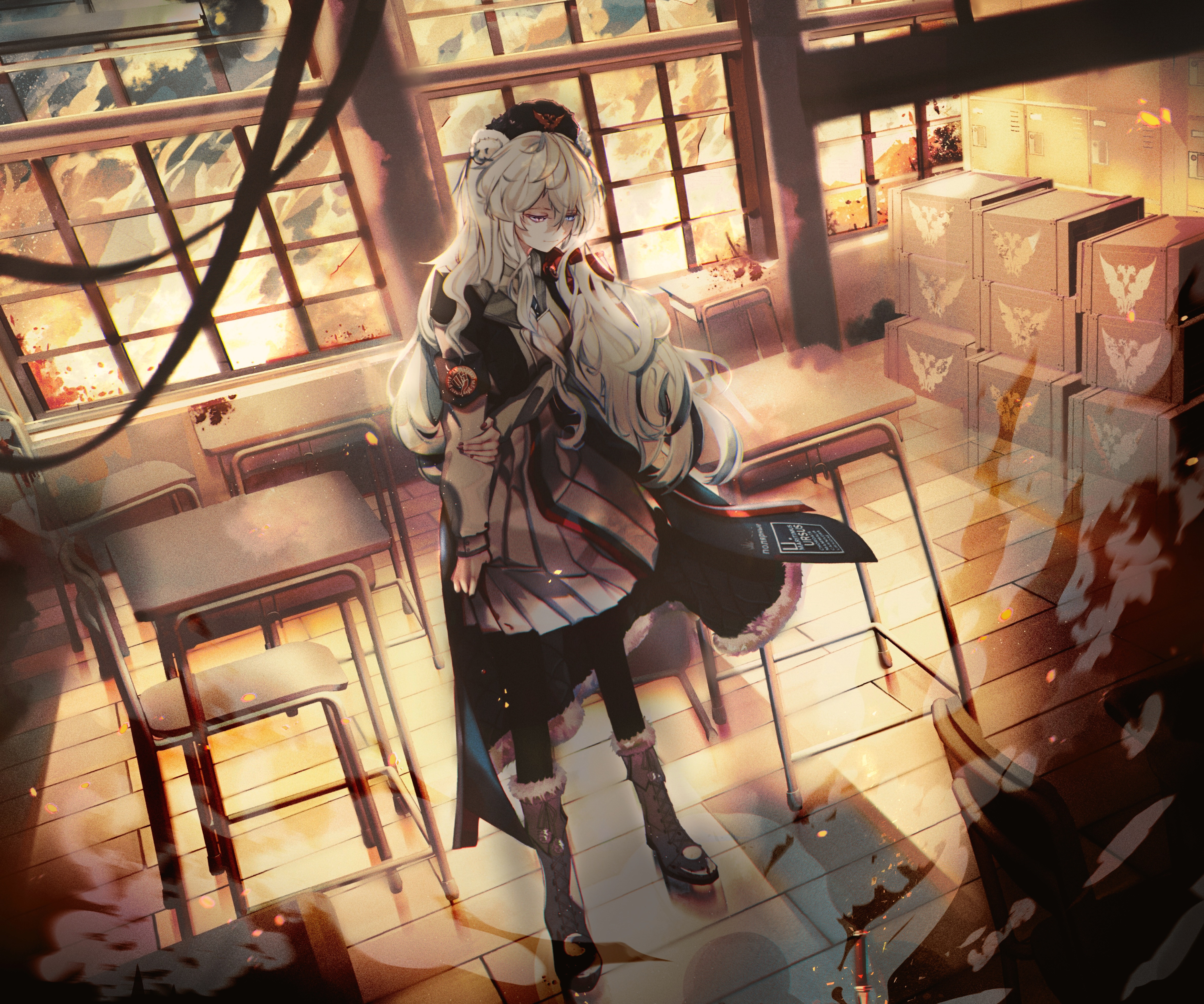 Rosa from Arknights 4K HD Wallpaper