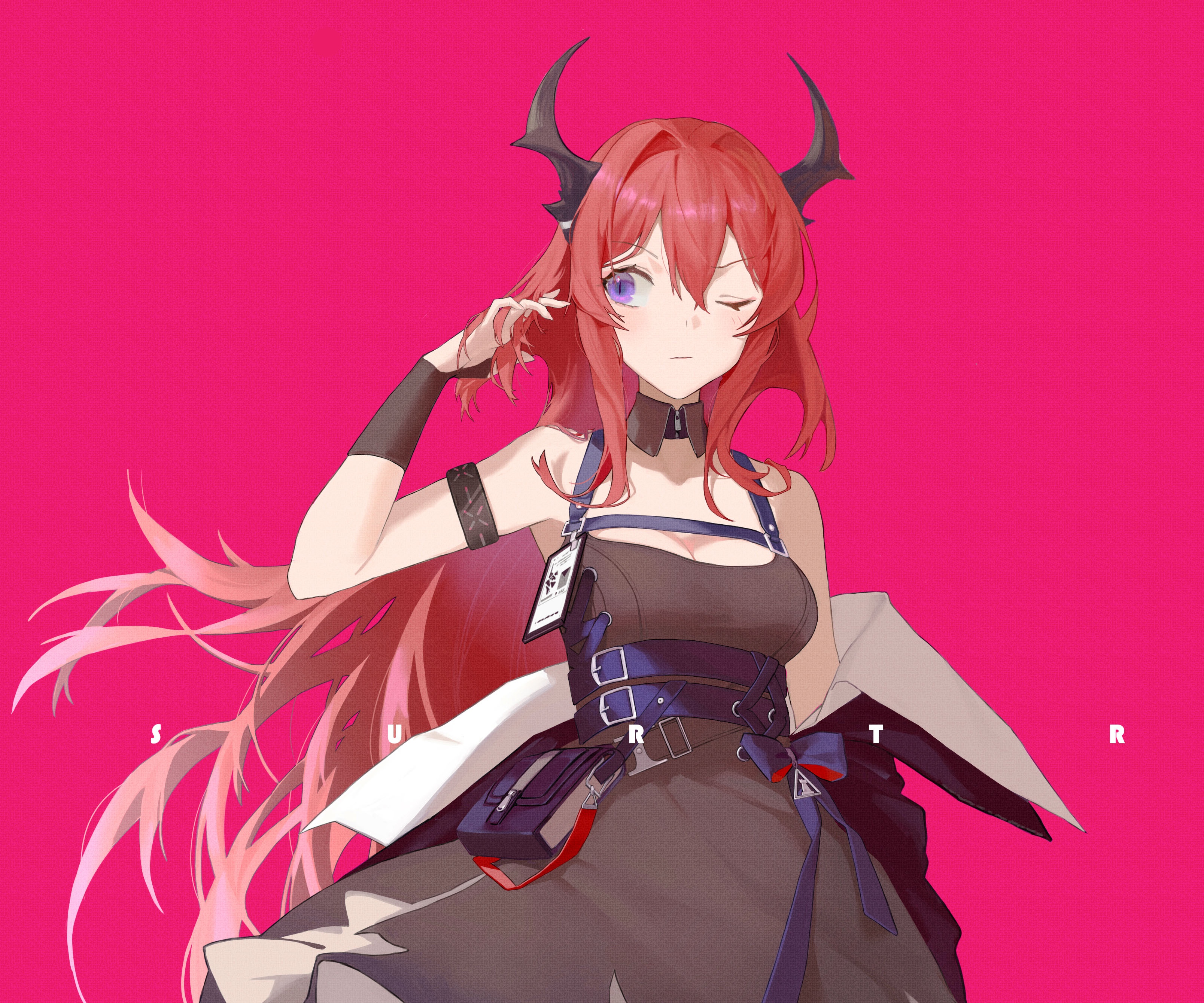 Surtr from Arknights HD Wallpaper