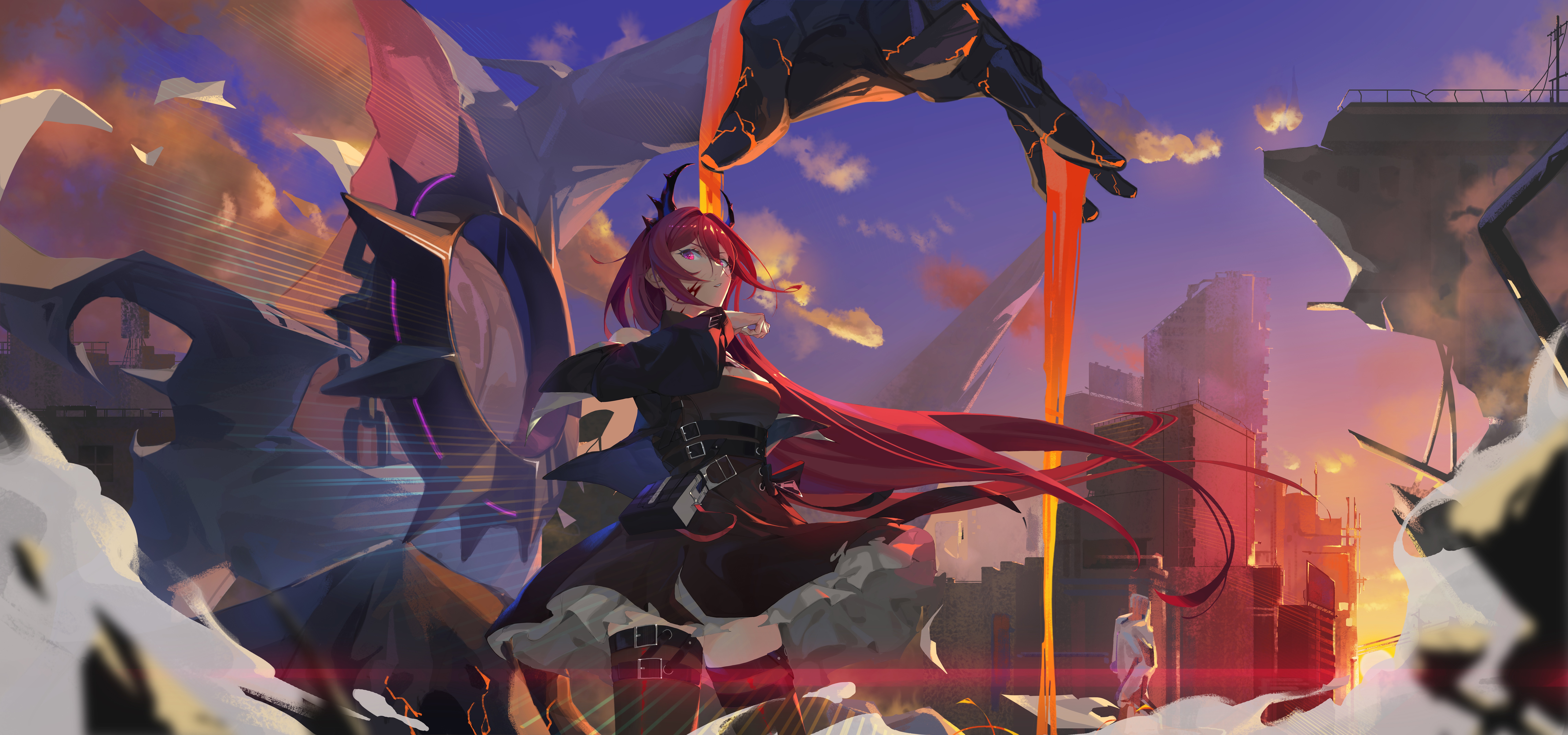 Surtr from Arknights 4K HD Wallpaper