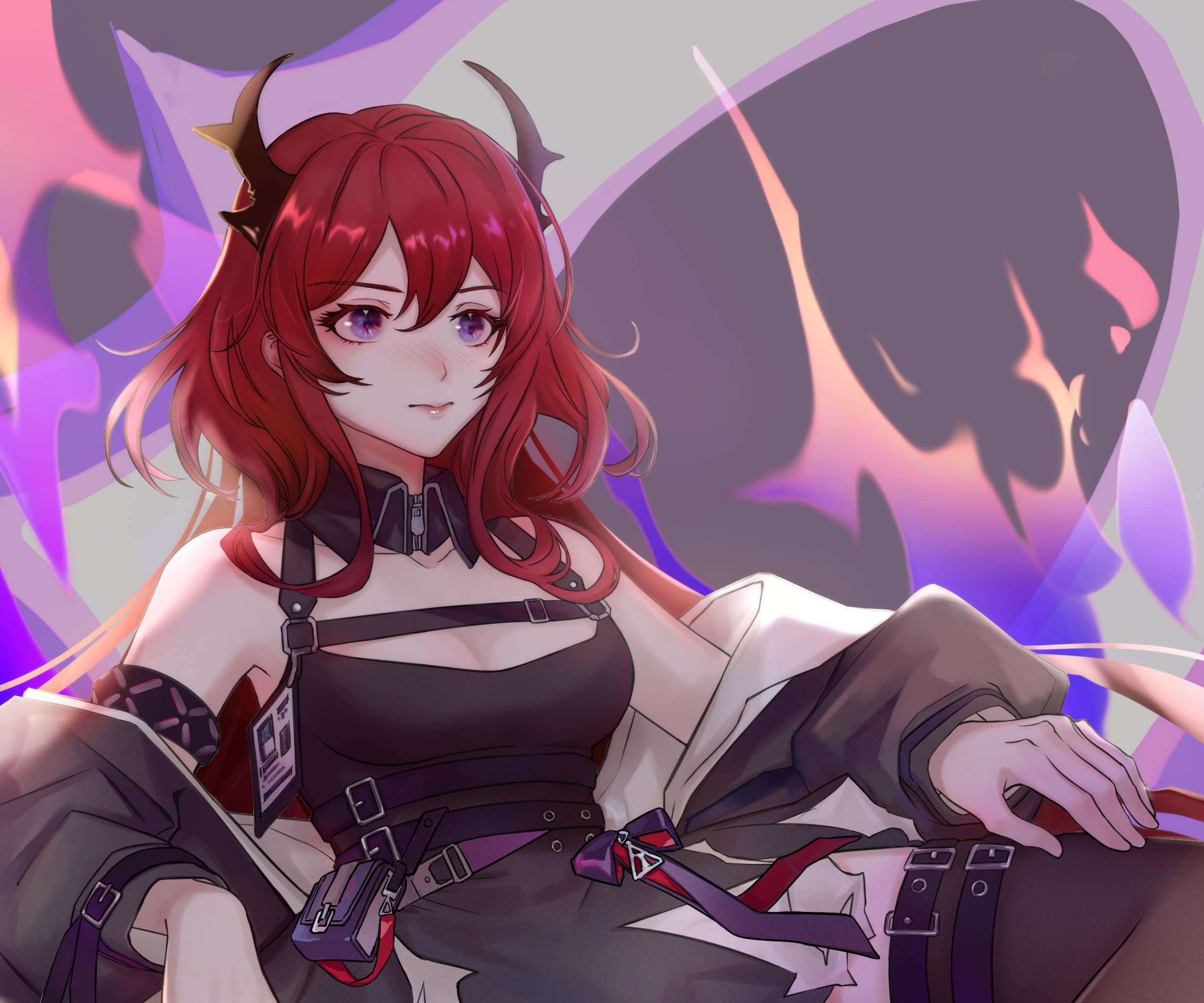 Surtr from Arknights HD Wallpaper