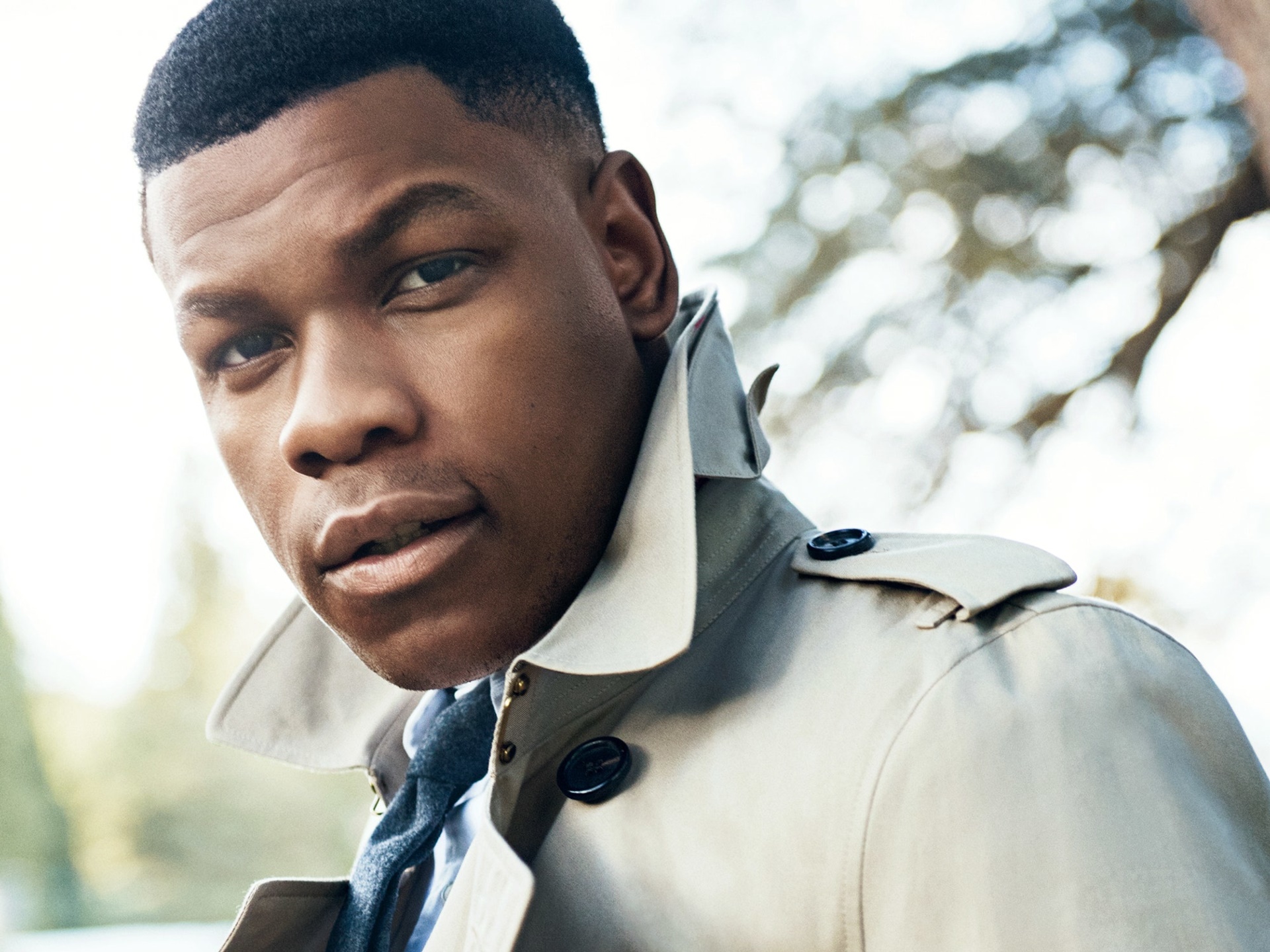 John Boyega in a Trench Coat HD Wallpaper