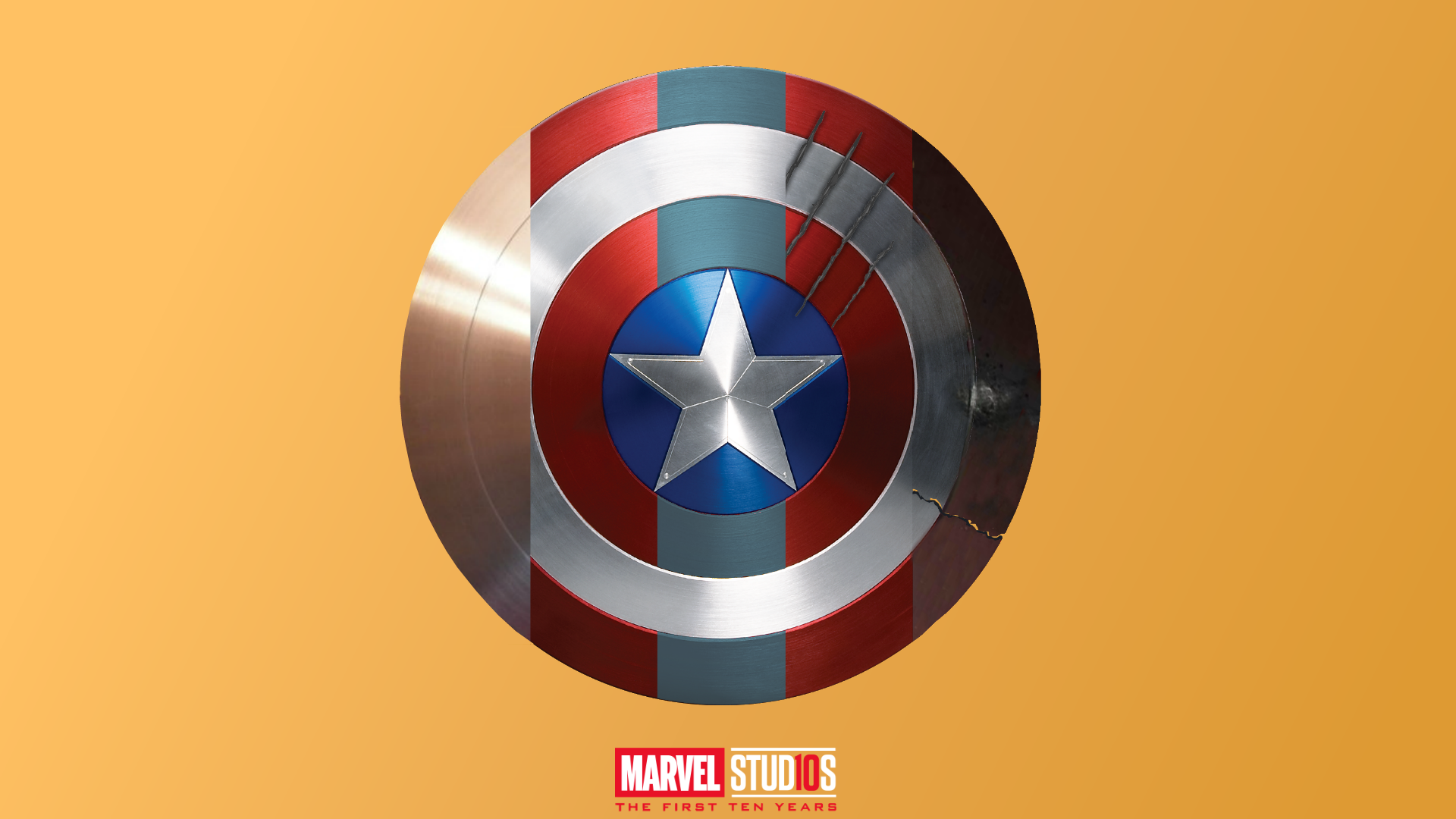 Captain America's Shield from Marvel Studios HD Wallpaper