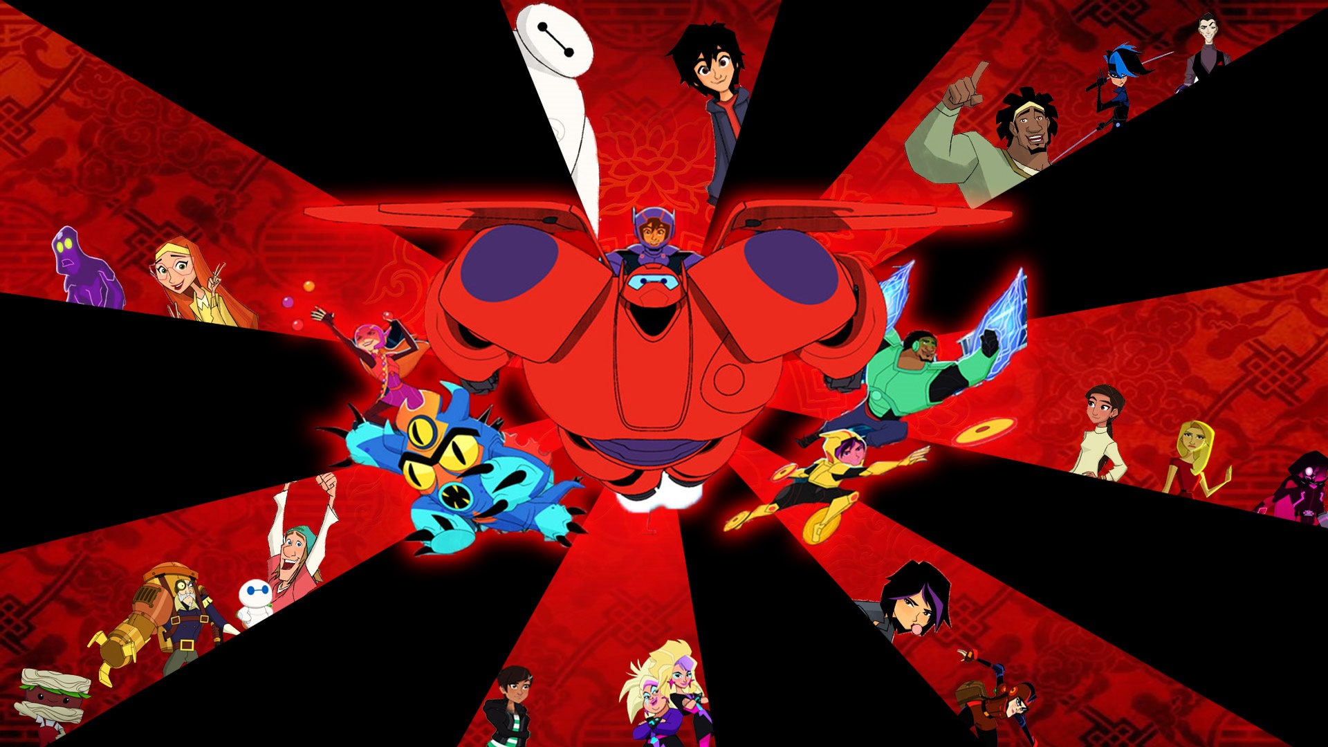 Big Hero 6: The Series characters HD Wallpaper