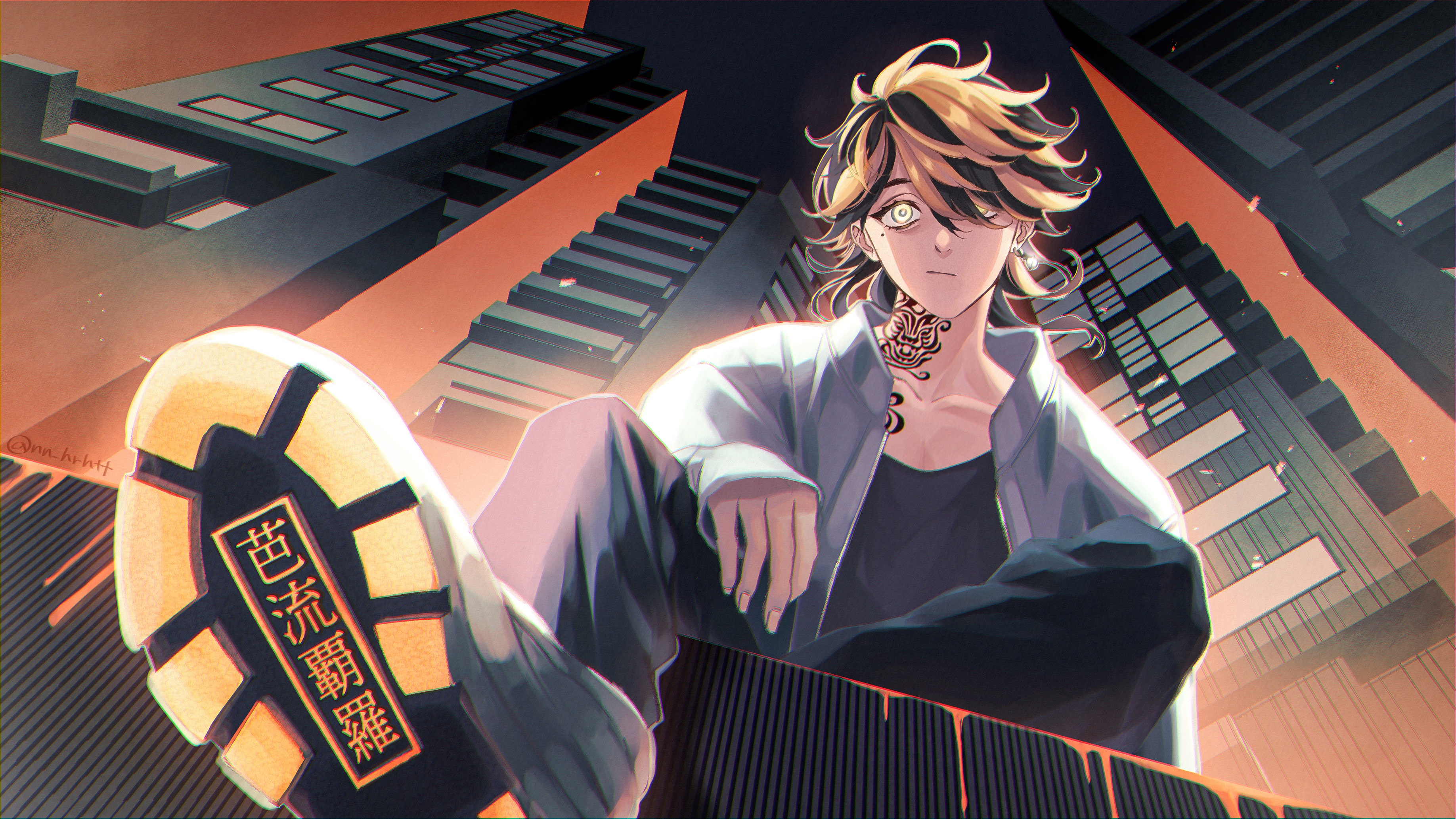 Kazutora Hanemiya from Tokyo Revengers HD Wallpaper
