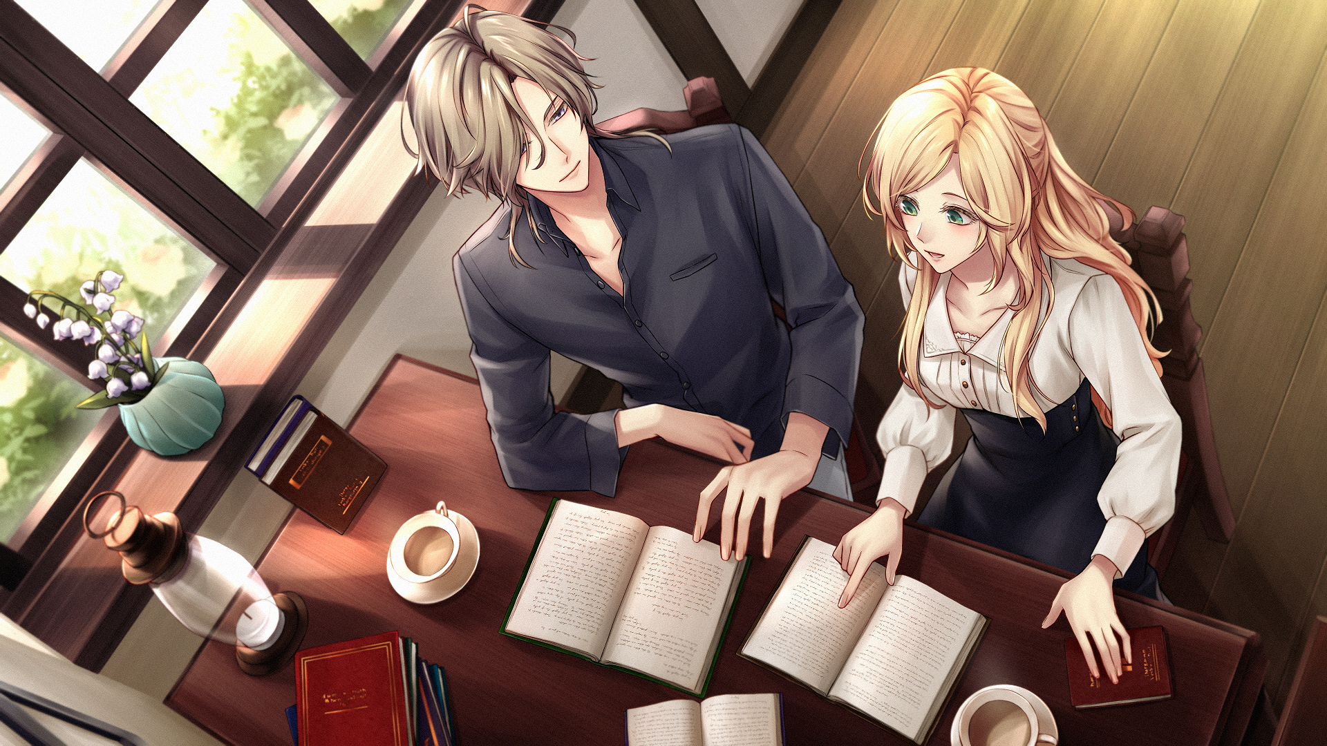 Liliana Adornato and Henri Lambert from Piofiore No Bansho HD Wallpaper