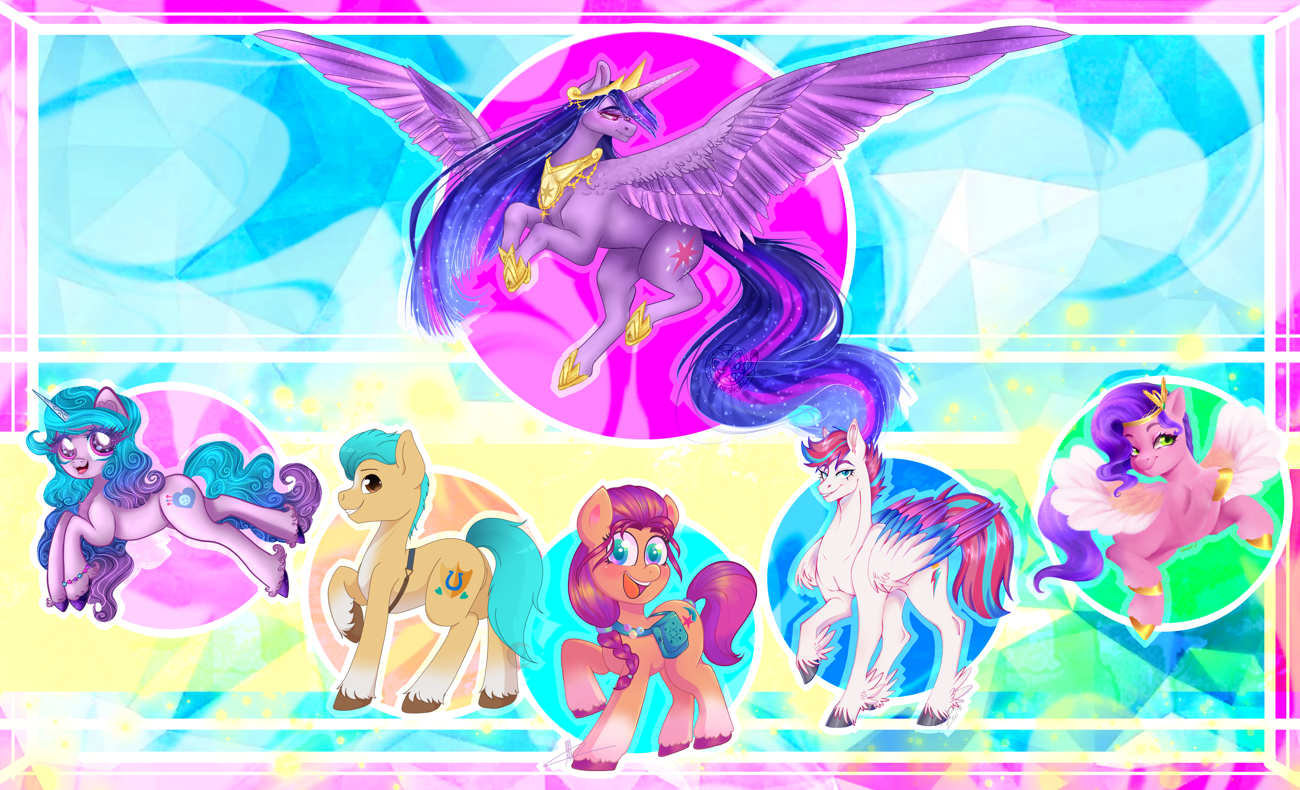 My Little Pony: A New Generation characters HD Wallpaper