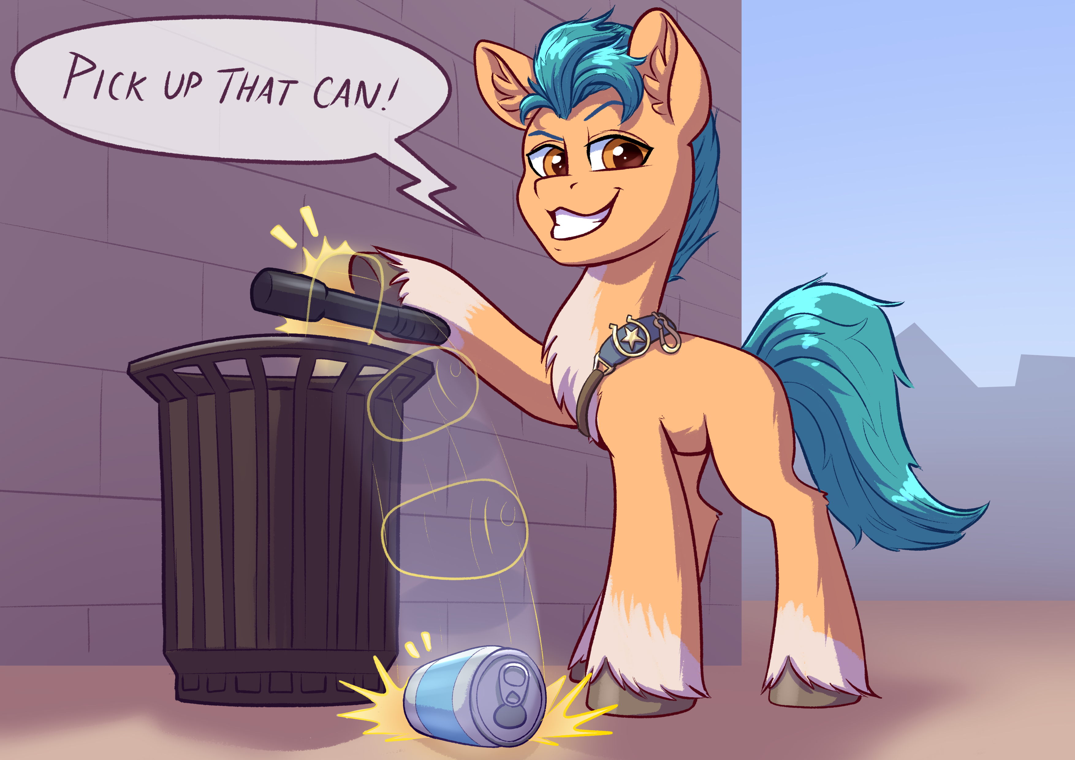 Hitch Trailblazer from My Little Pony: A New Generation HD Wallpaper