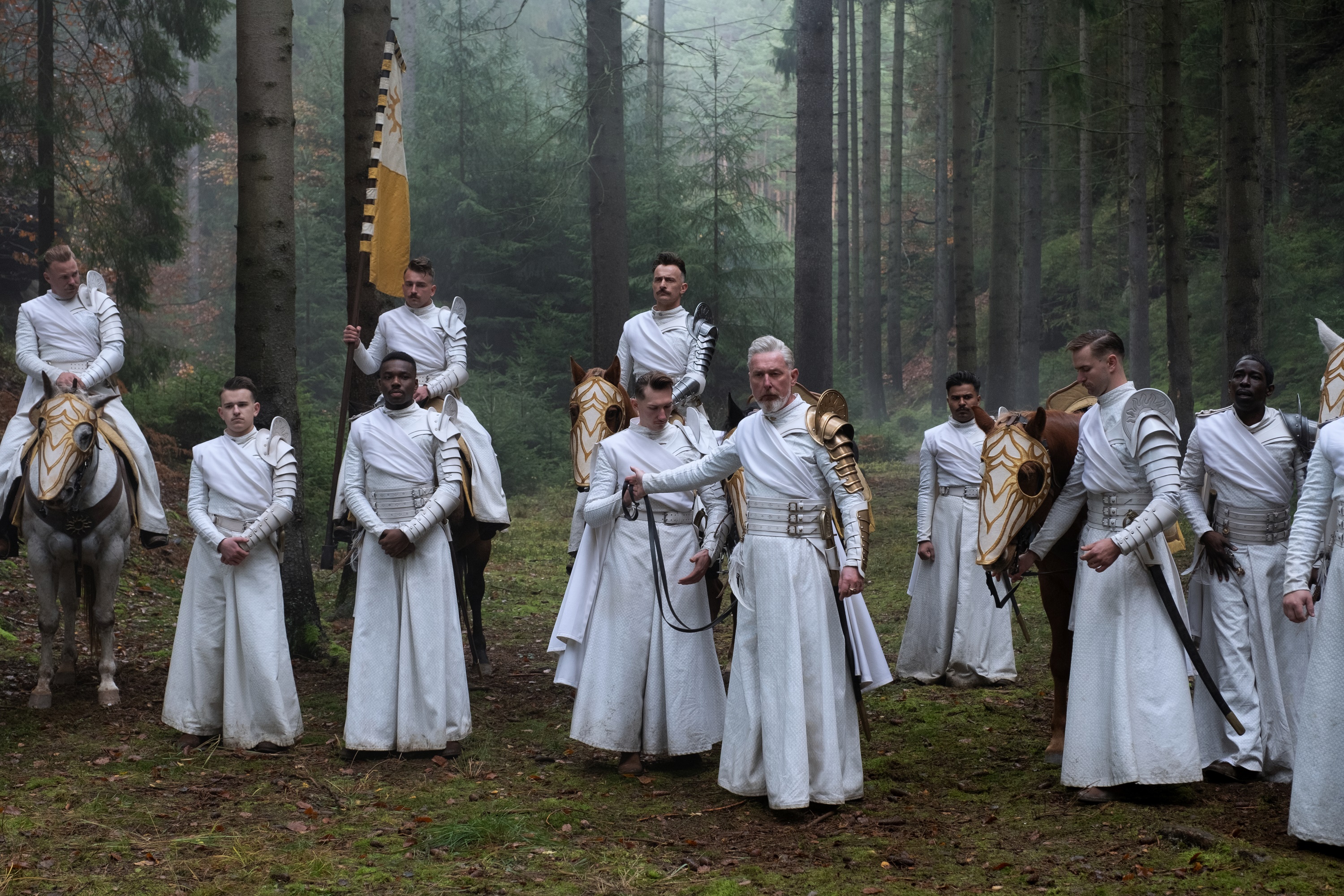 The Wheel of Time characters in a forest HD Wallpaper