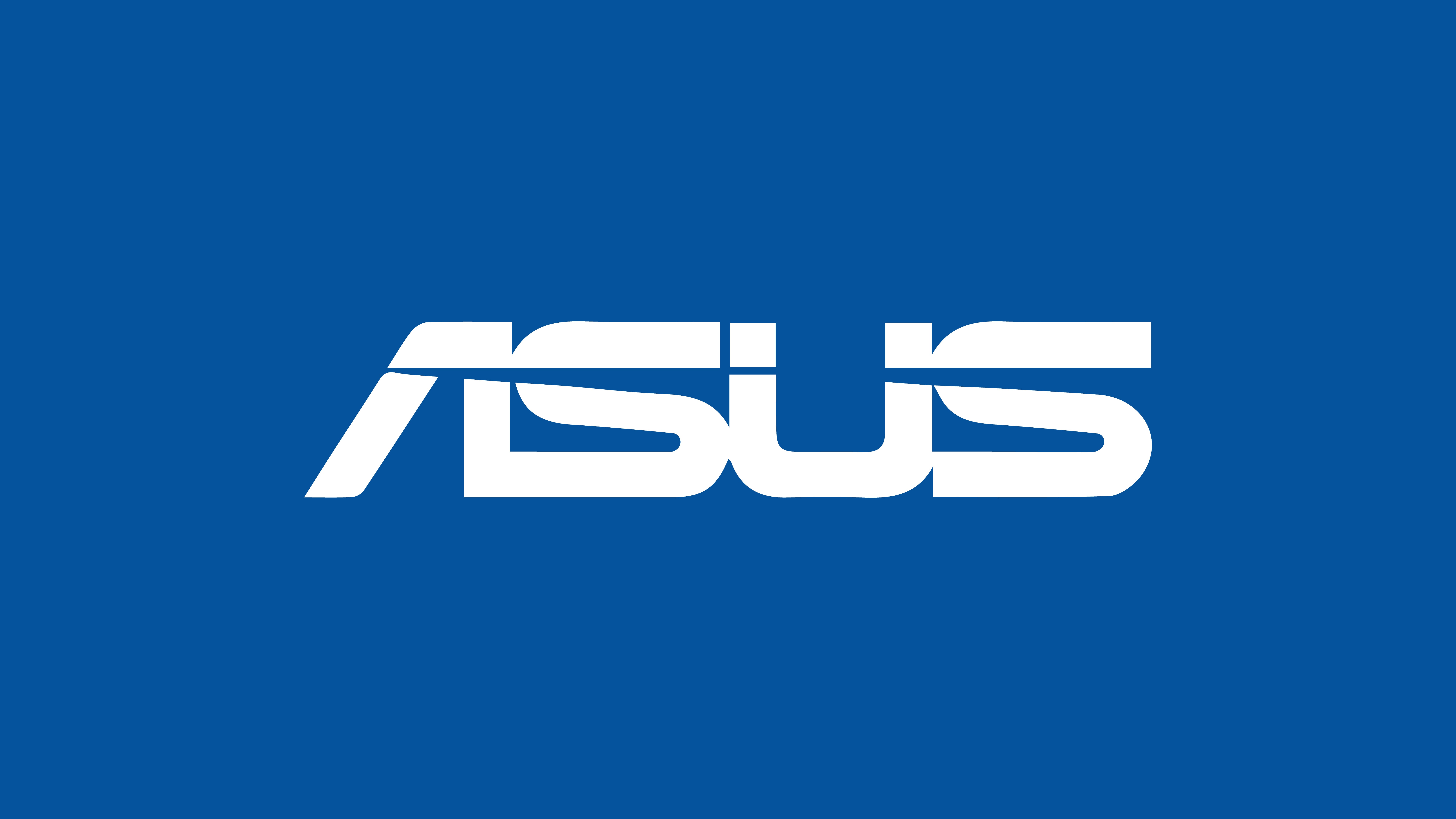 ASUS logo on blue background HD Wallpaper