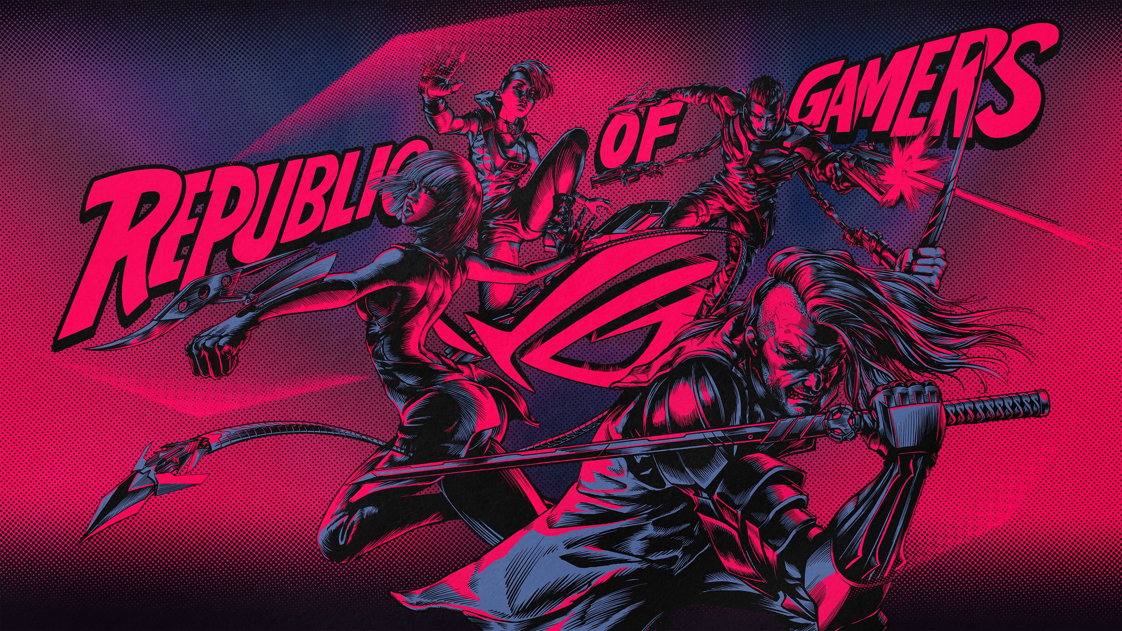 Republic of Gamers 4K HD Wallpaper