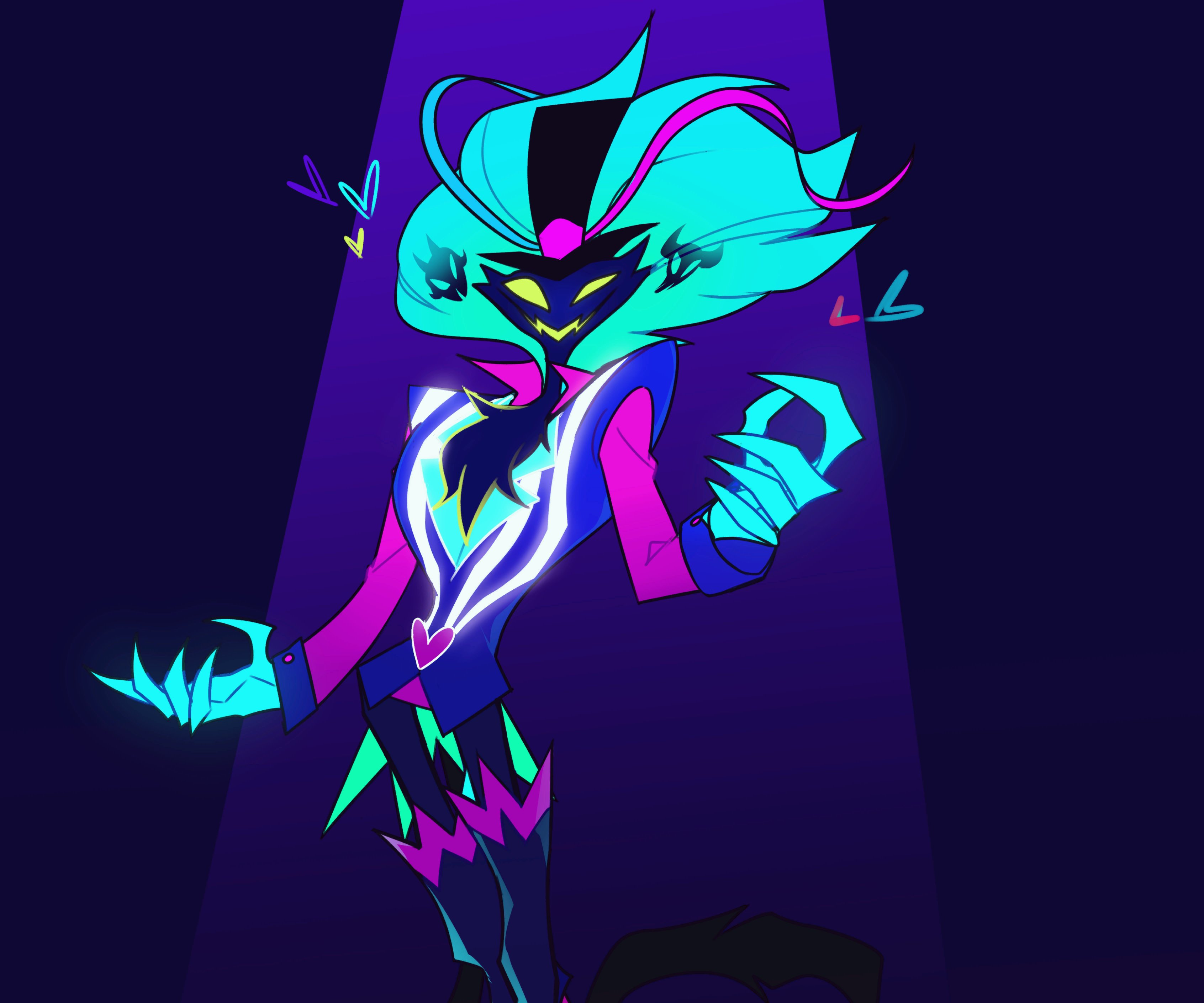 Asmodeus from Helluva Boss HD Wallpaper