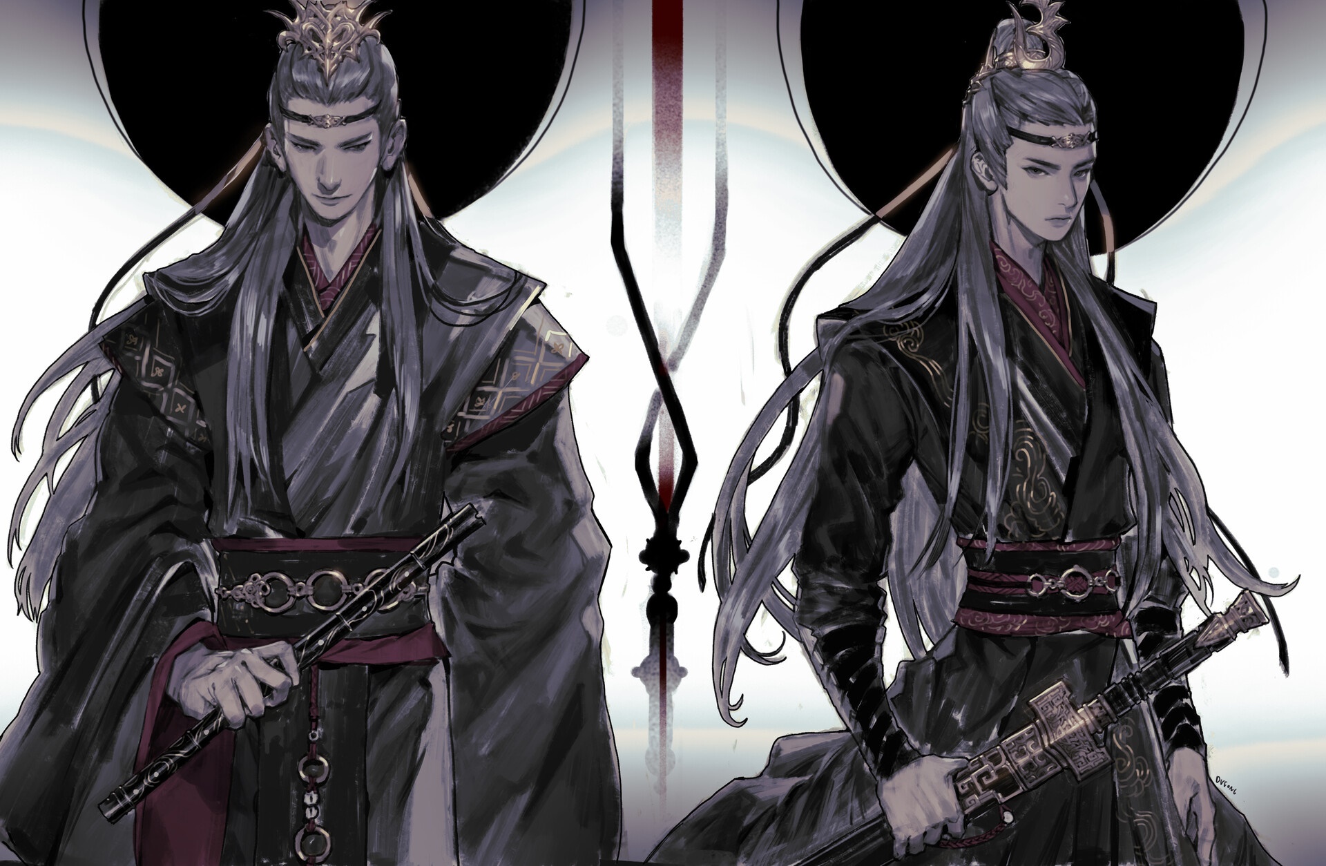 Lan Wangji and Lan Xichen from Mo Dao Zu Shi HD Wallpaper