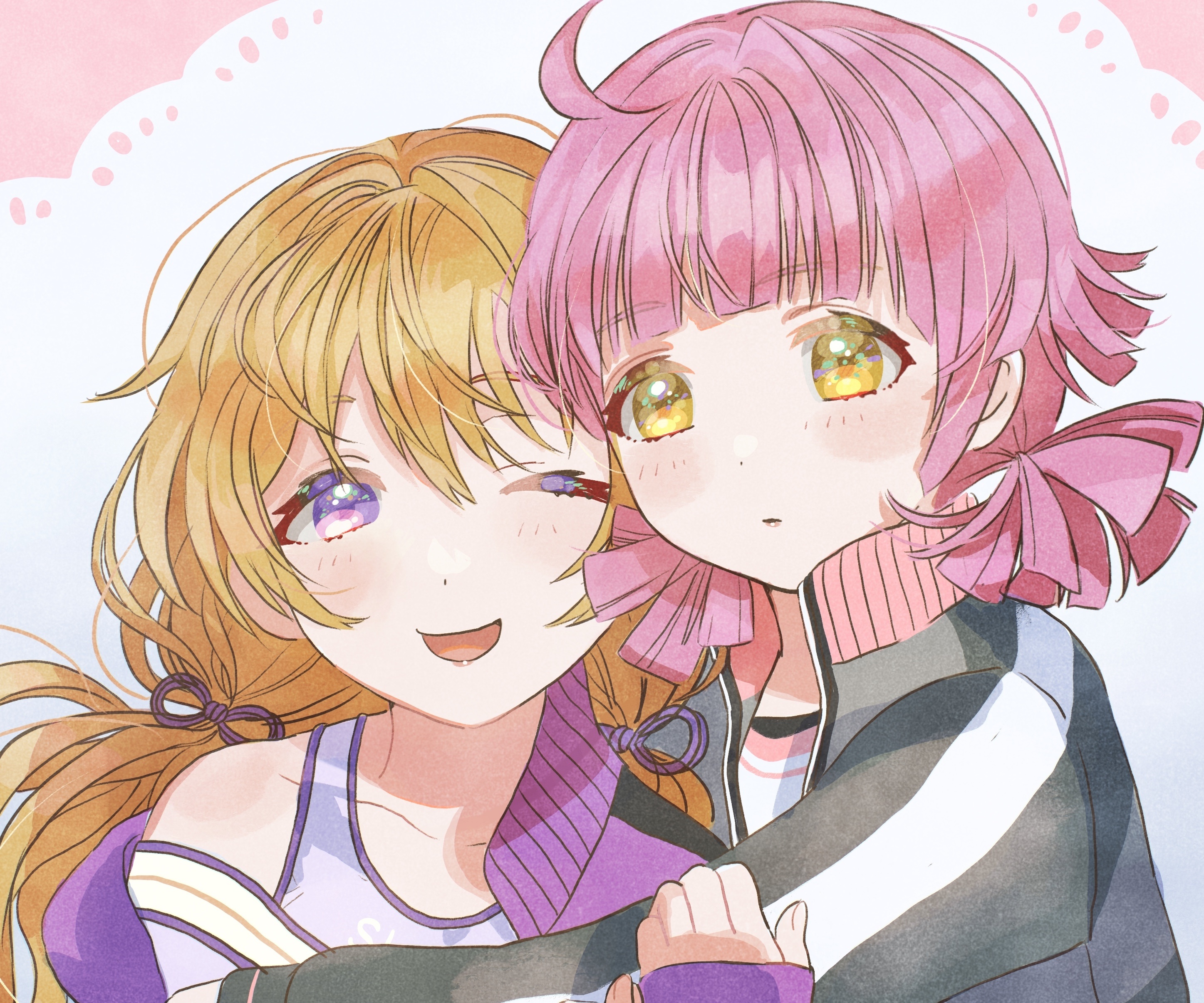 Kanata Konoe and Rina Tennoji from Love Live! Nijigasaki High School Idol Club HD Wallpaper