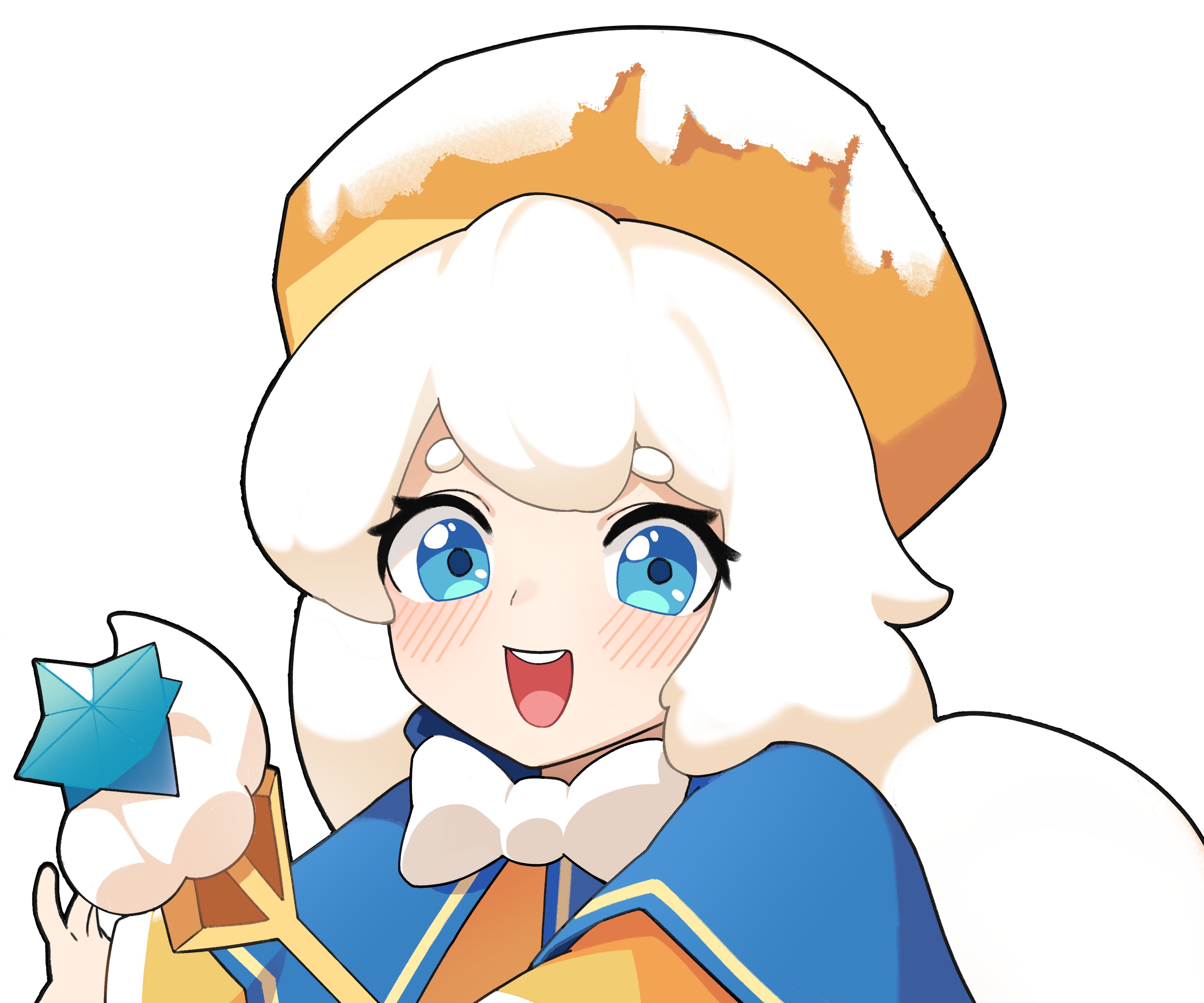 Cream Puff Cookie from Cookie Run: Kingdom HD Wallpaper