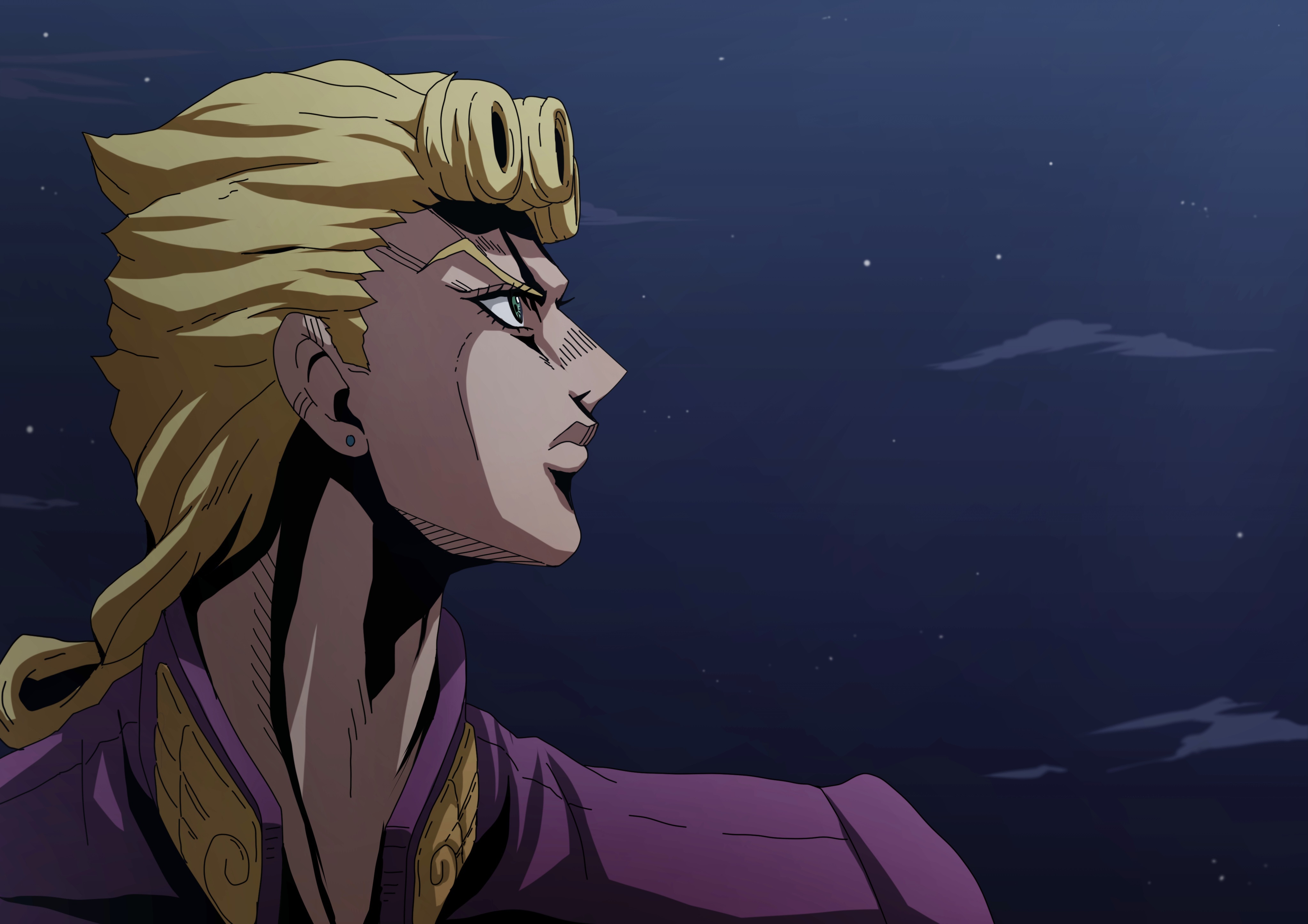 Giorno Giovanna from JoJo's Bizarre Adventure HD Wallpaper