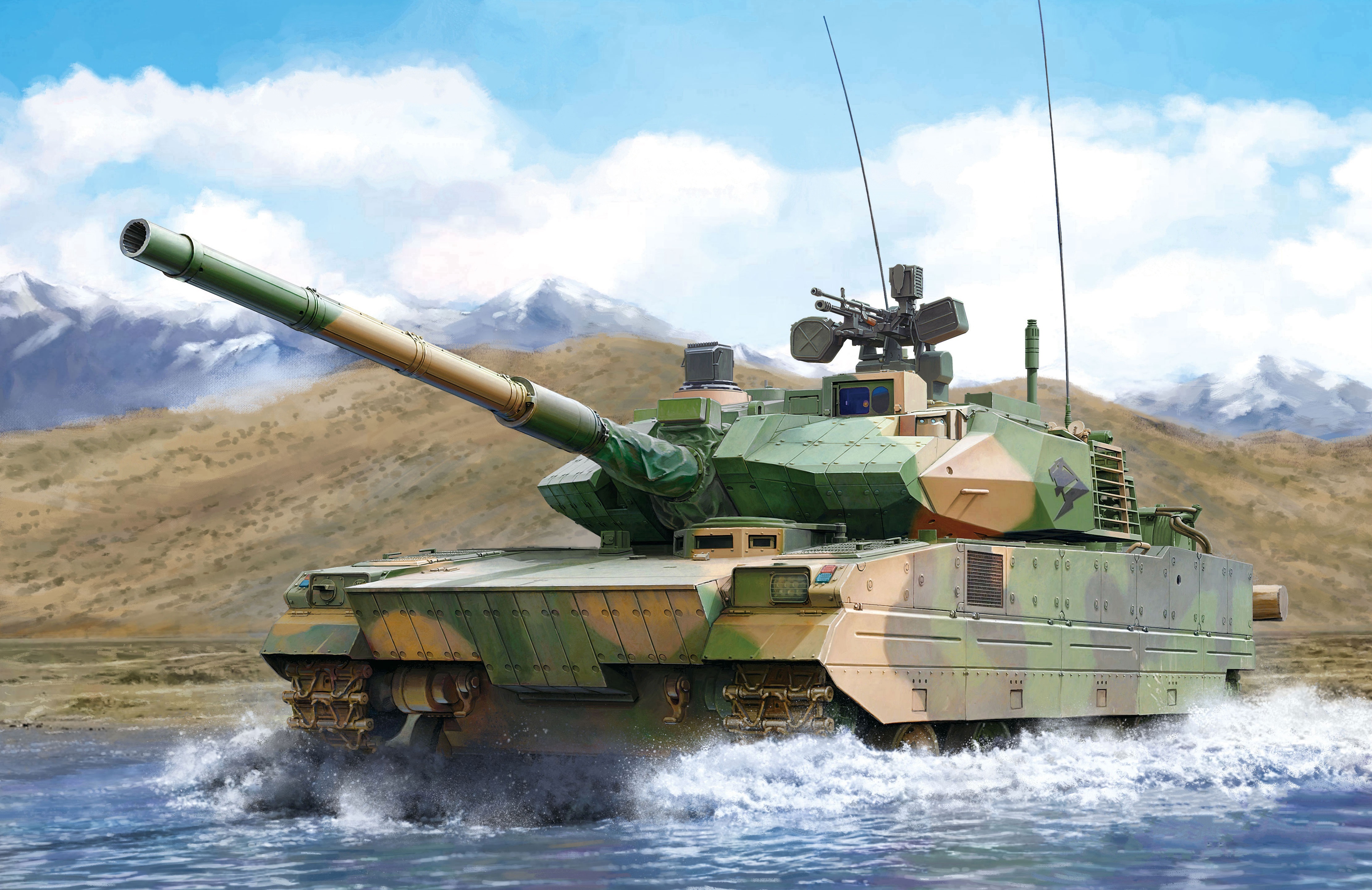 Type 15 Tank 4K HD Wallpaper