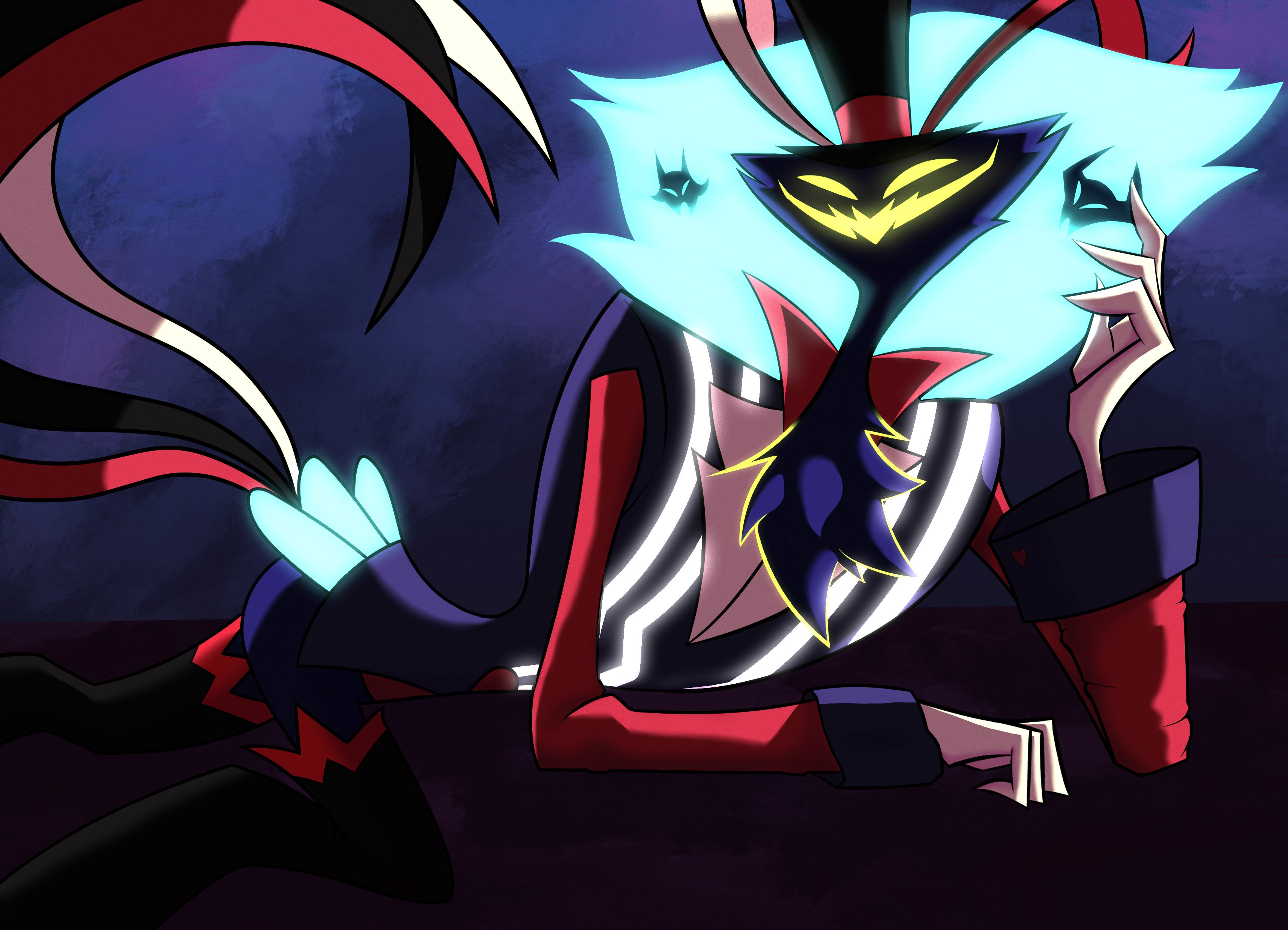 Asmodeus from Helluva Boss HD Wallpaper