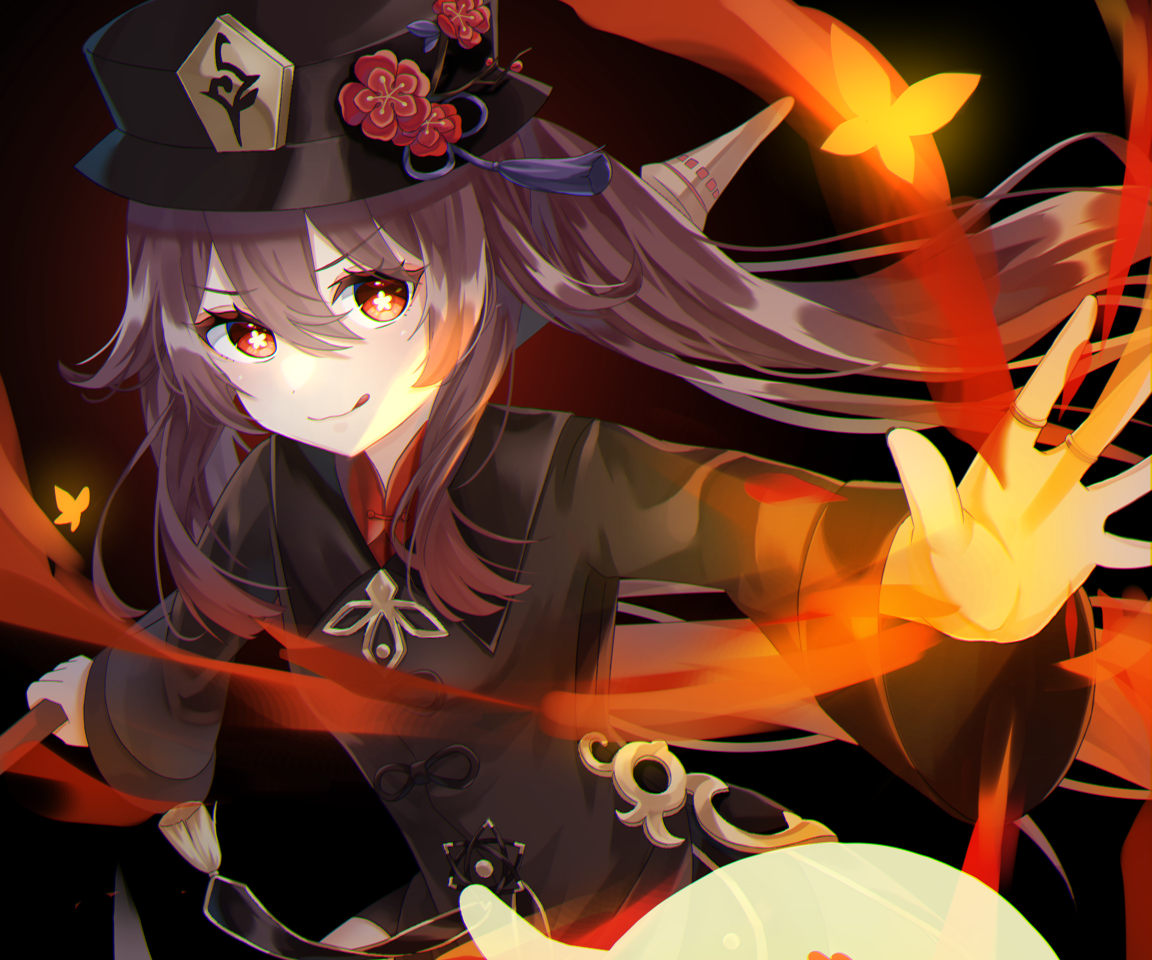 Hu Tao from Genshin Impact HD Wallpaper