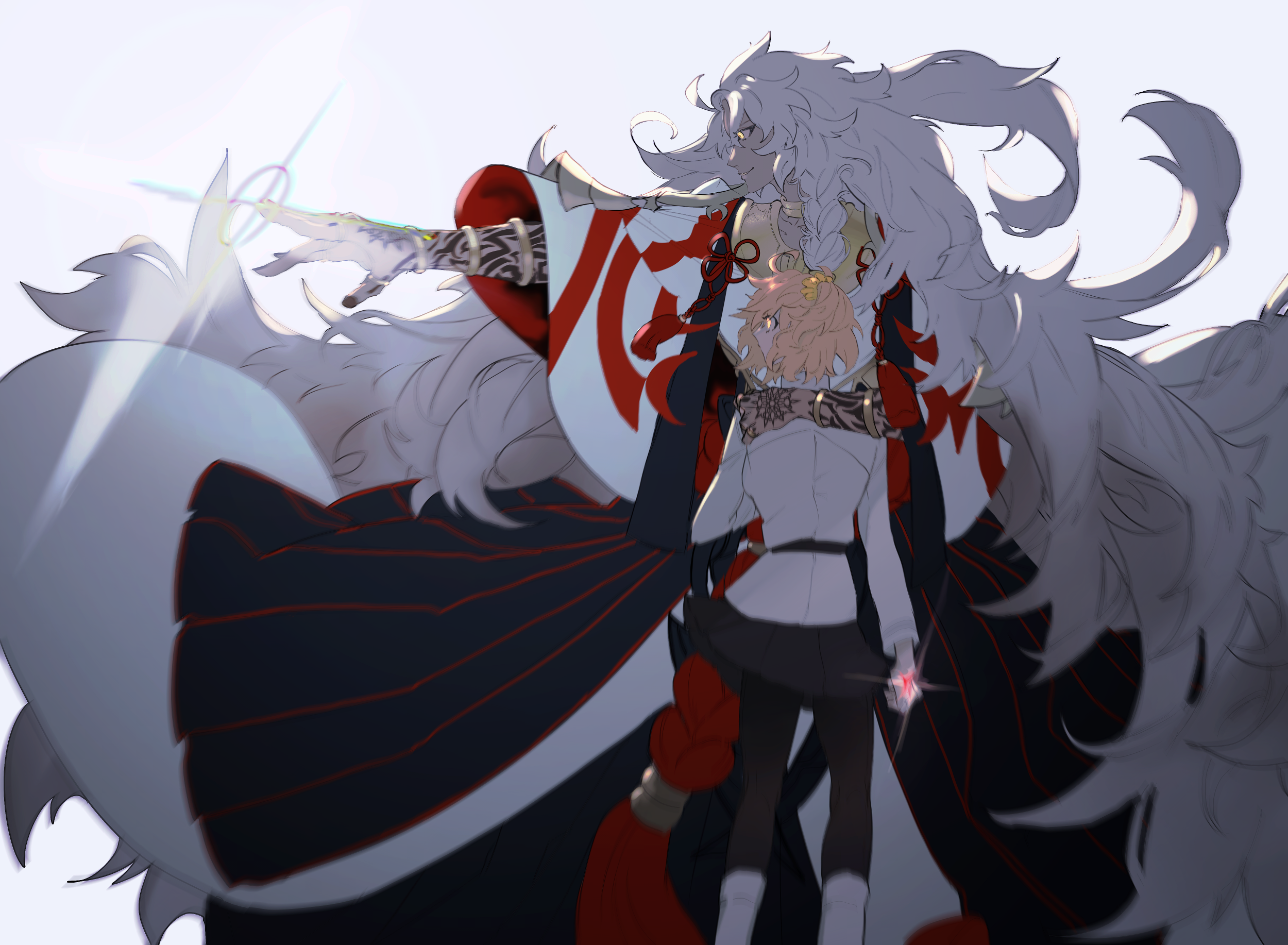 Solomon and Gudako from Fate/Grand Order HD Wallpaper