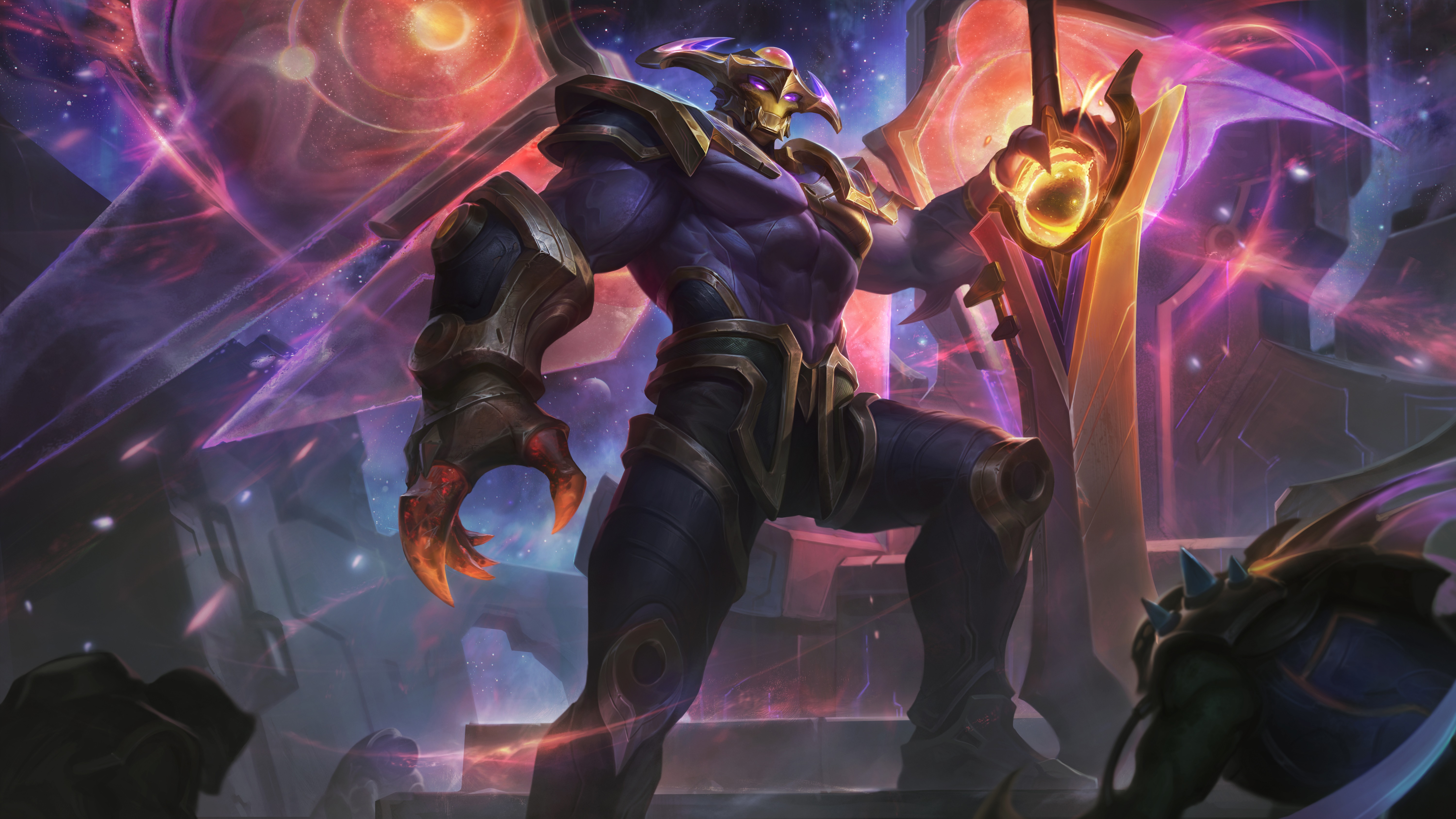 Odyssey Aatrox from League of Legends by Zhong Yang HD Wallpaper