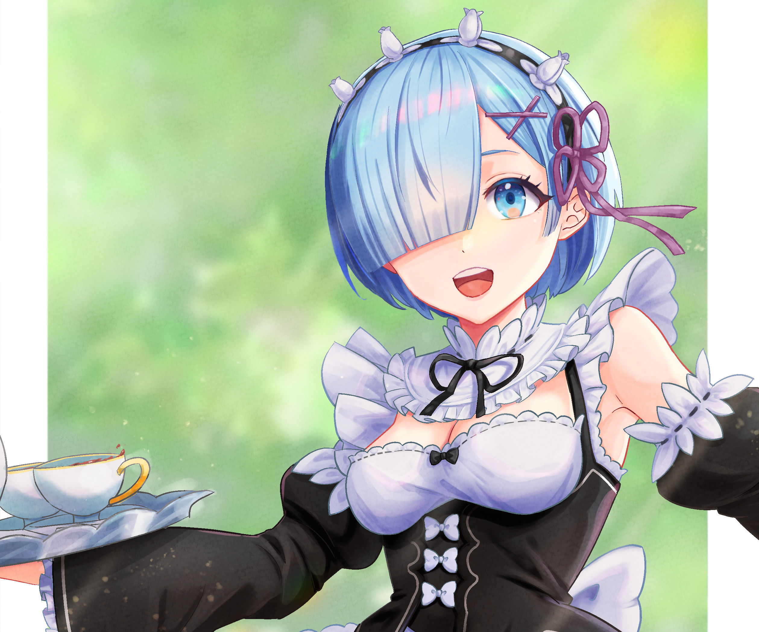 Rem from Re:ZERO -Starting Life In Another World- HD Wallpaper
