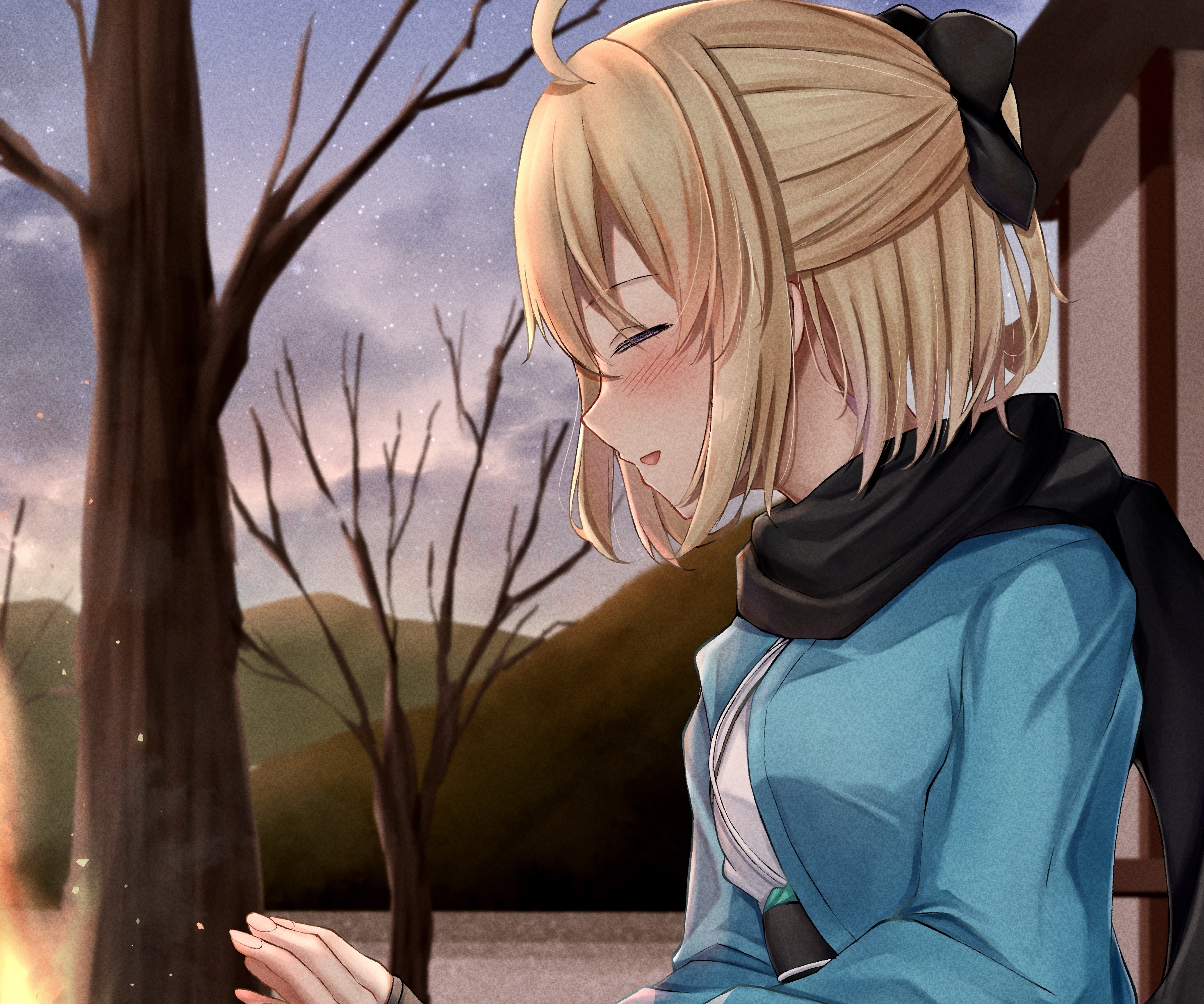 Sakura Saber from Fate/KOHA-ACE HD Wallpaper