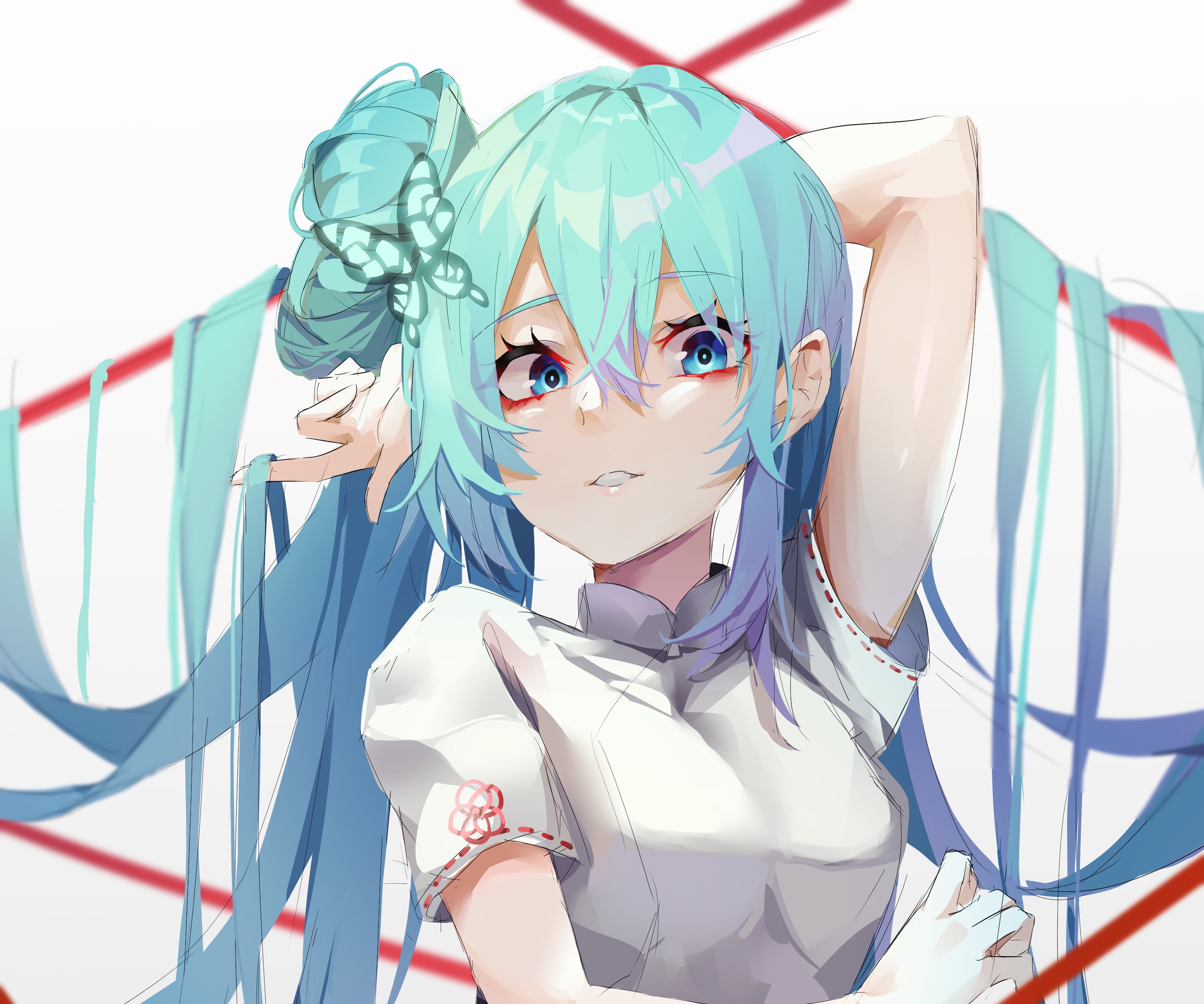 Hatsune Miku from Vocaloid HD Wallpaper