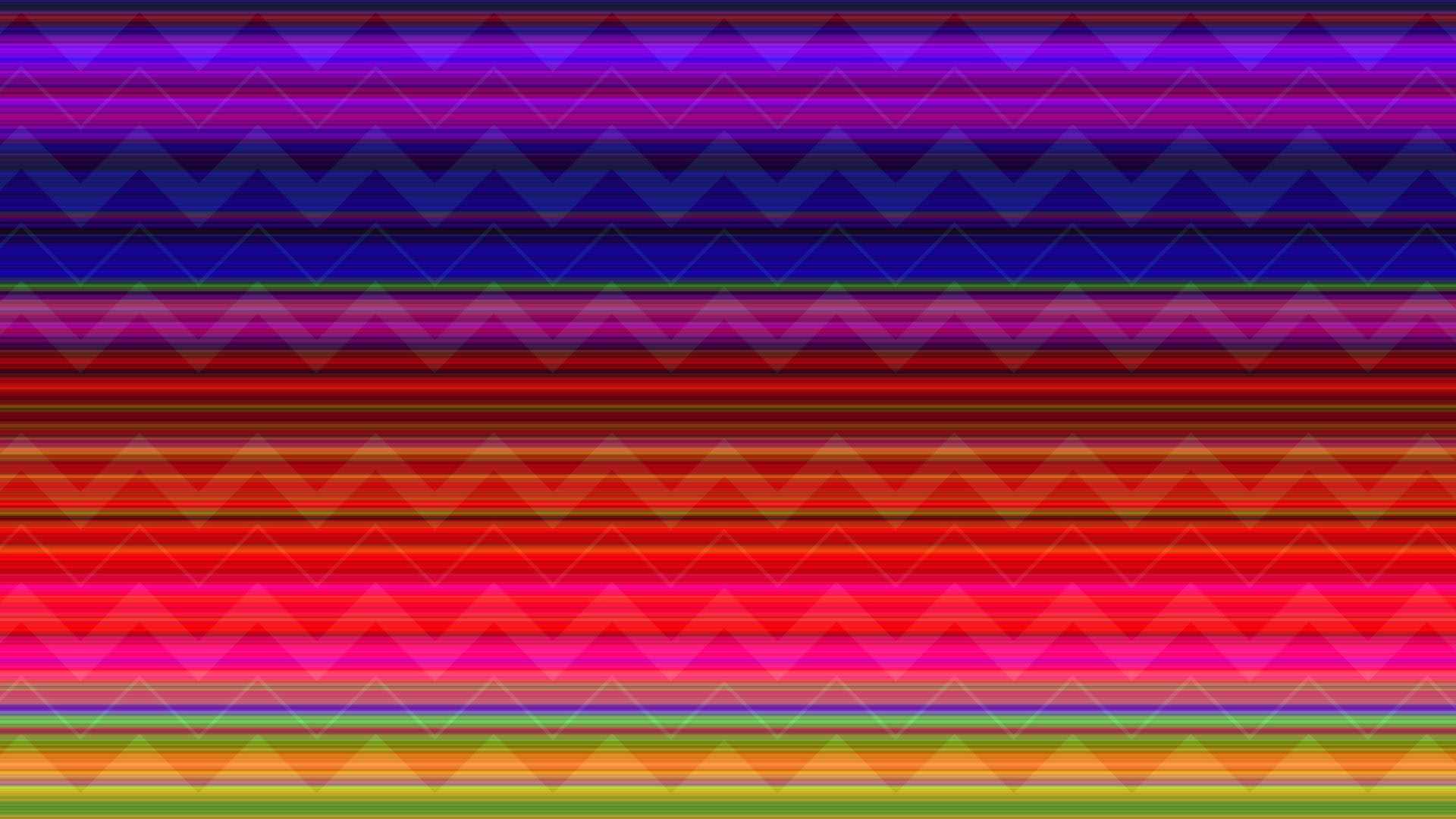 Abstract Horizontal Stripes and Zigzag Pattern HD Wallpaper