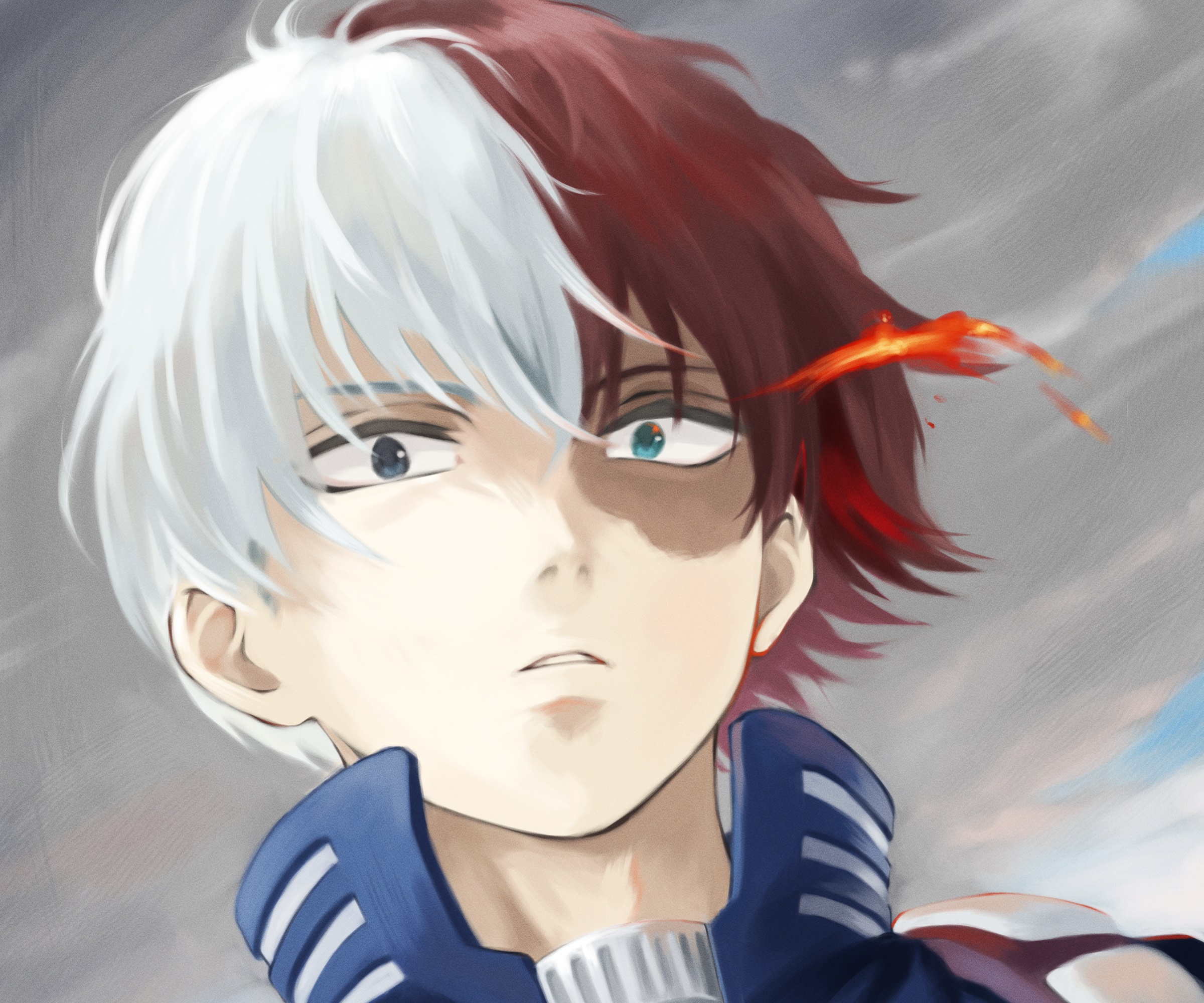 Shoto Todoroki from My Hero Academia HD Wallpaper