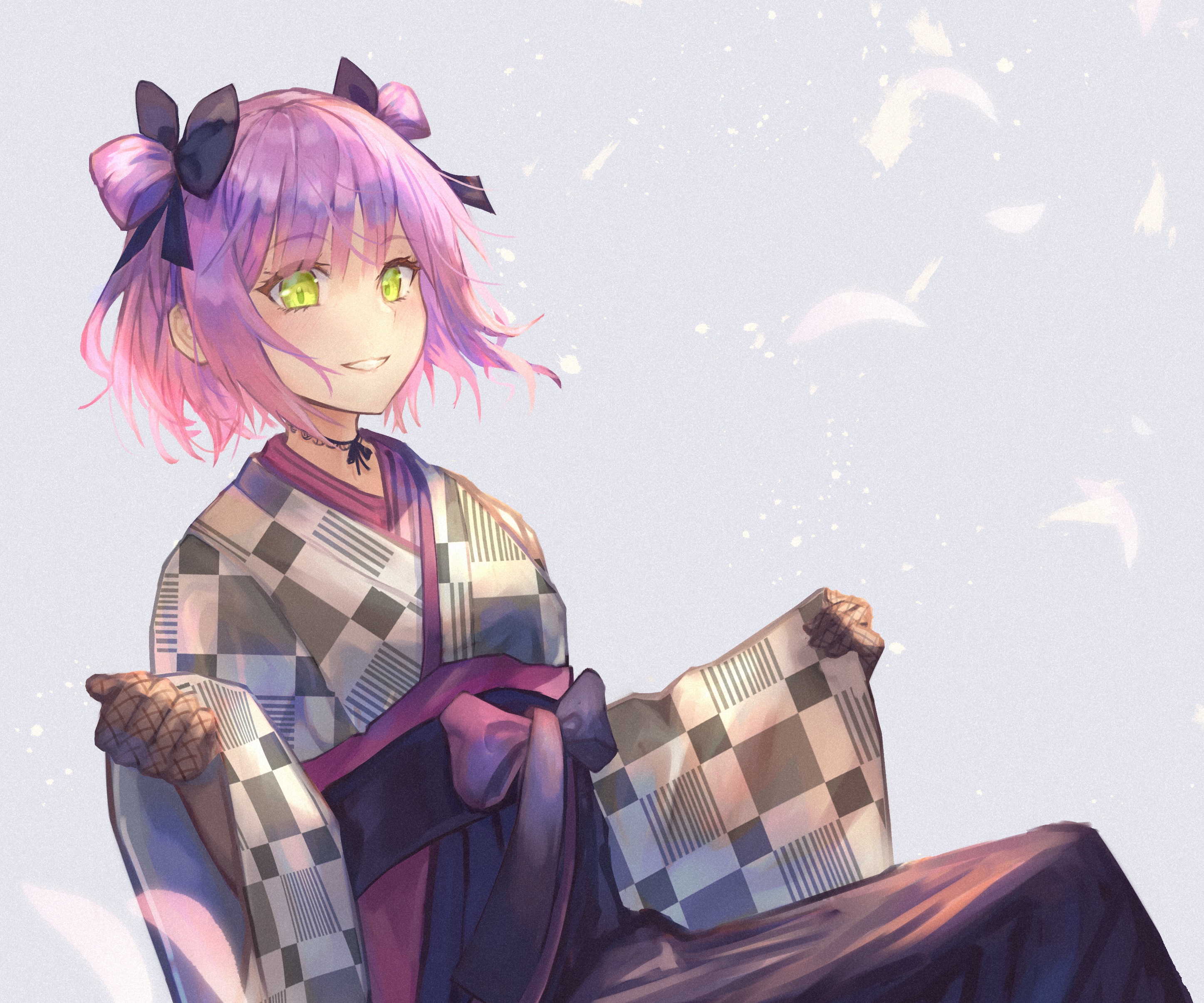Tokoyami Towa from Hololive in Kimono HD Wallpaper