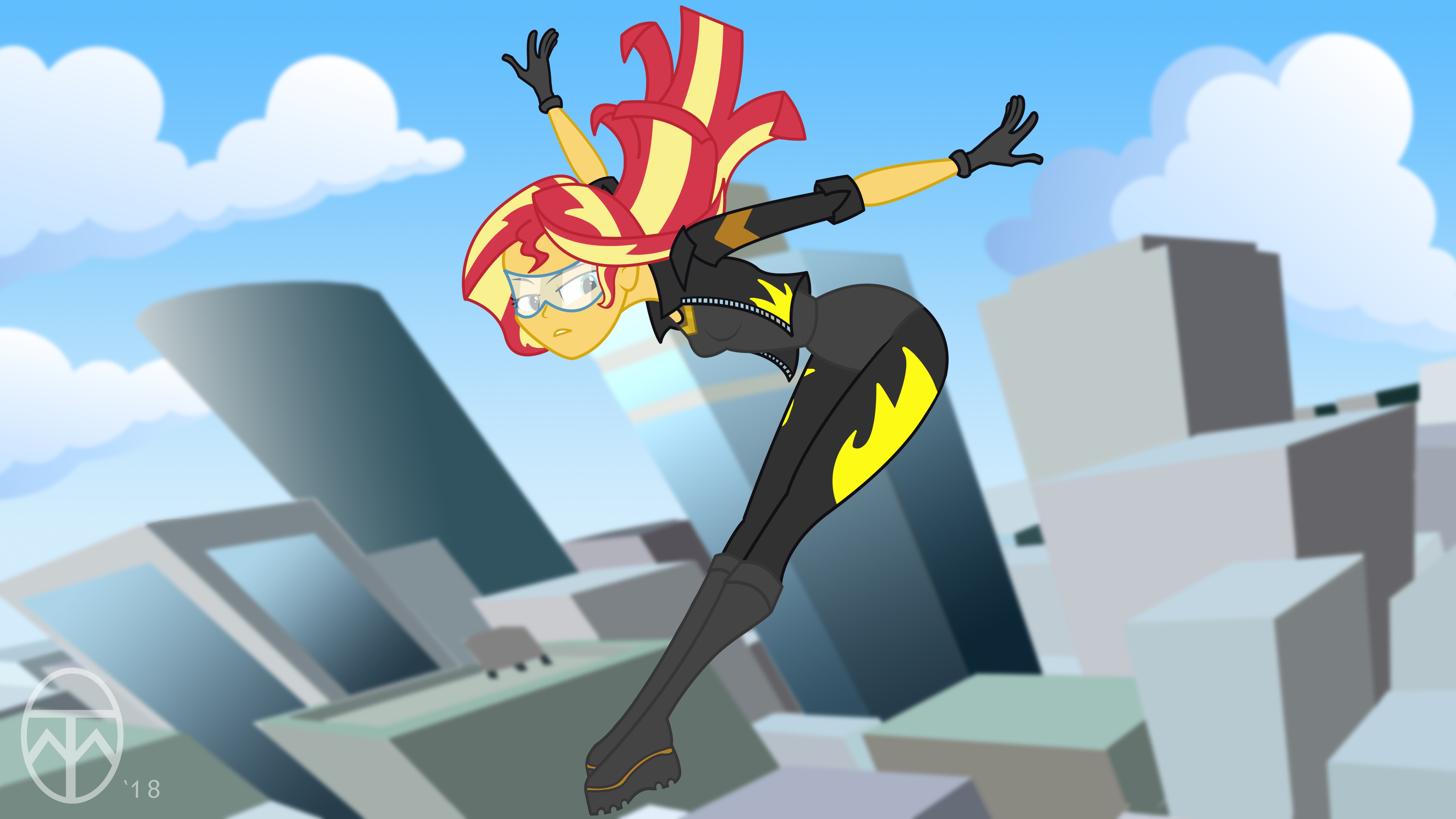 Sunset Shimmer from My Little Pony: Equestria Girls 4K HD Wallpaper