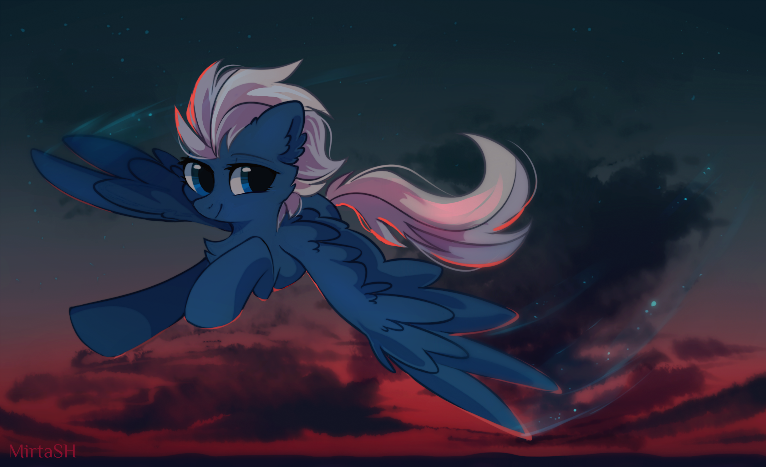 Night Glider from My Little Pony: Friendship Is Magic HD Wallpaper