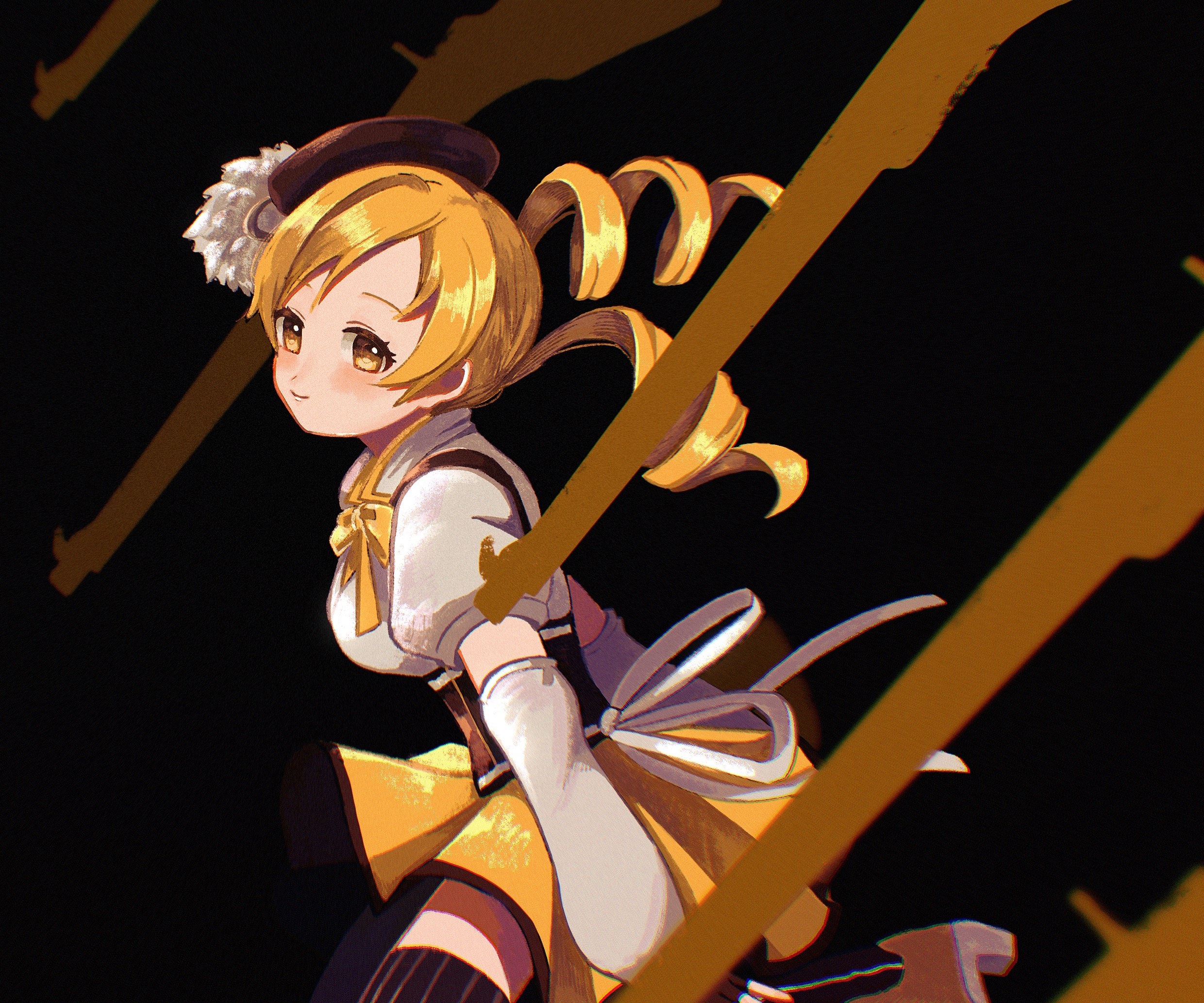Mami Tomoe from Puella Magi Madoka Magica HD Wallpaper