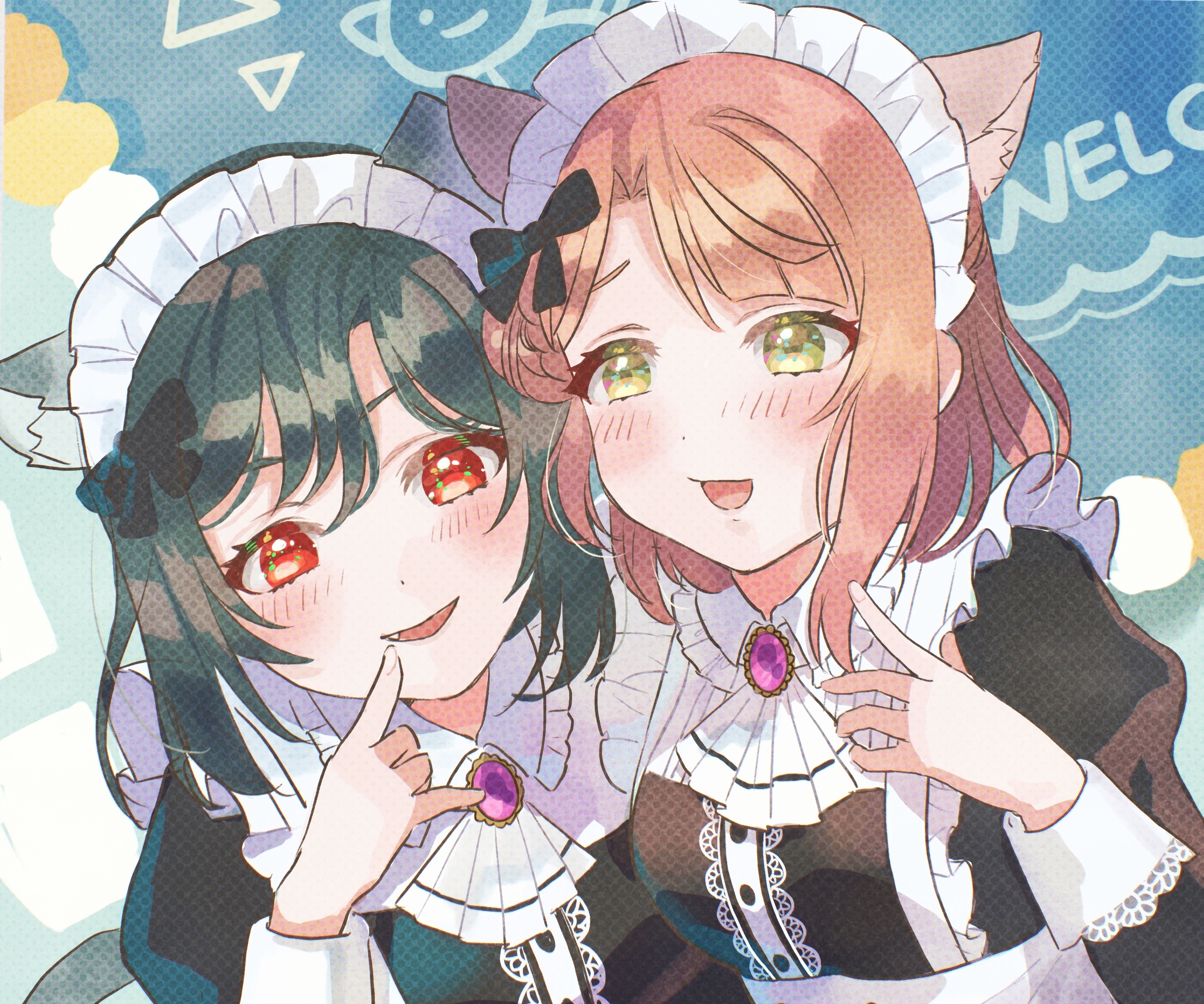 Shioriko Mifune and Ayumu Uehara from Love Live! Nijigasaki High School Idol Club HD Wallpaper