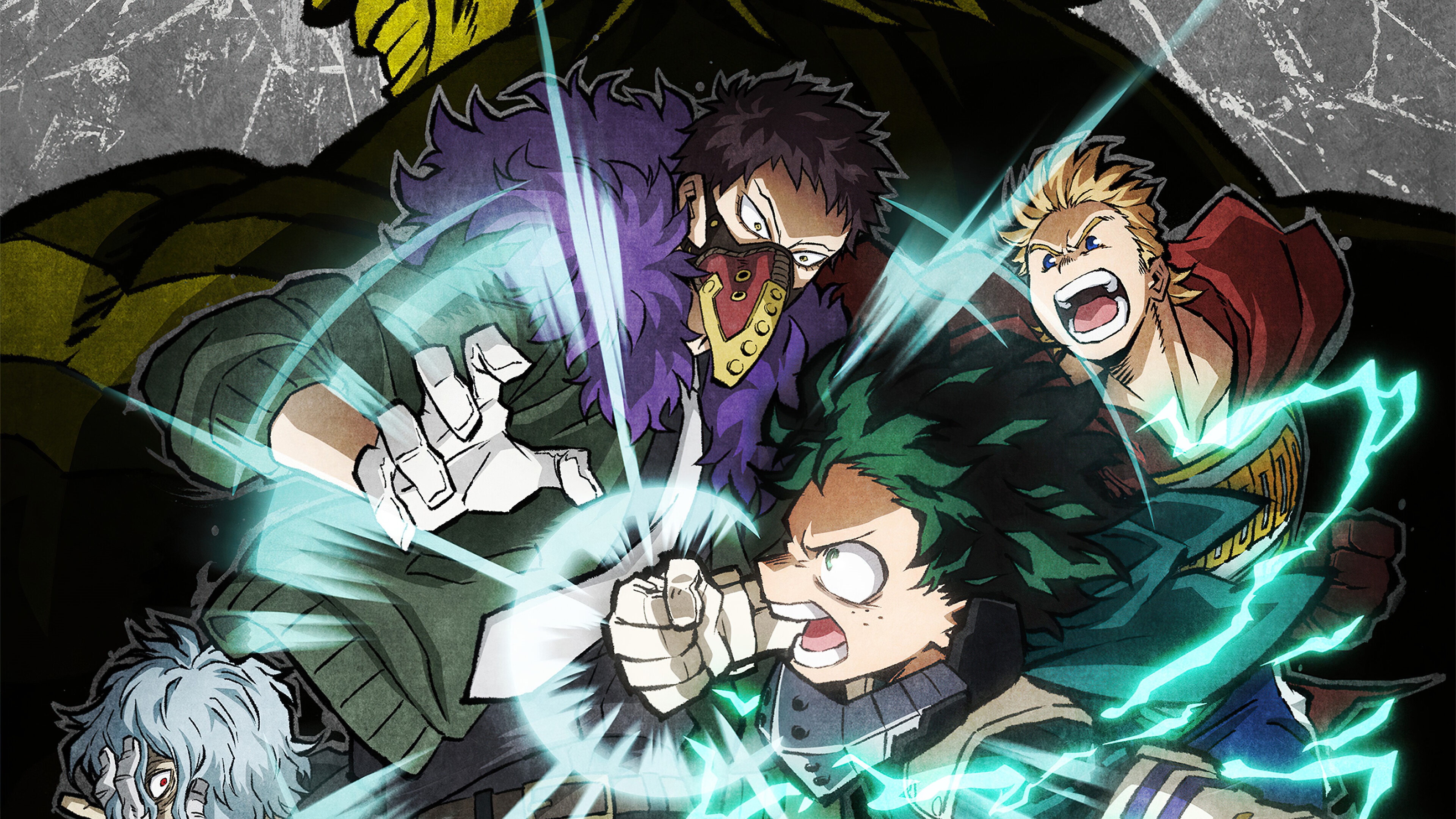 My Hero Academia 4K: Kai Chisaki, Izuku Midoriya, Mirio Togata HD Wallpaper