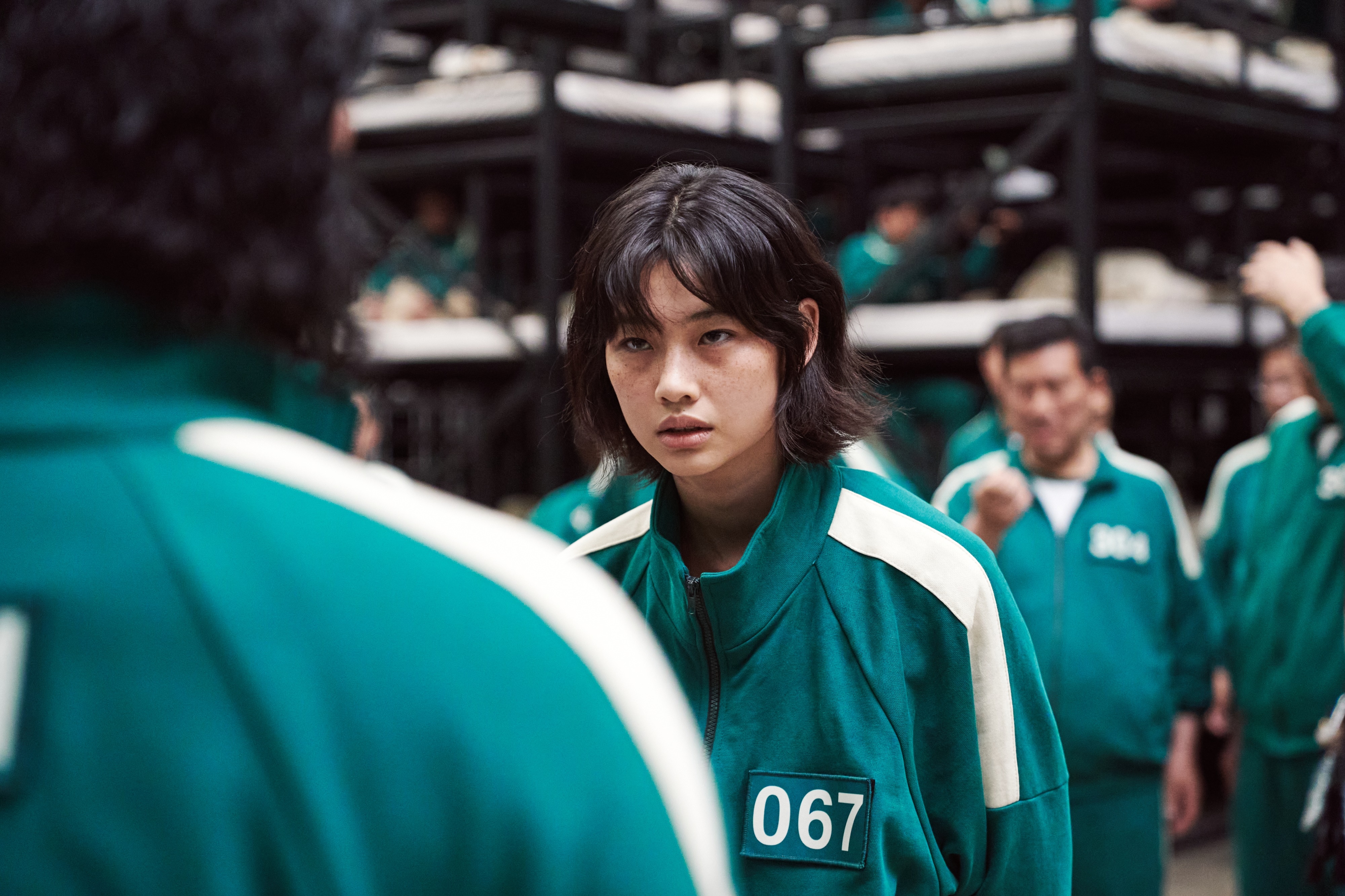 HoYeon Jung as Player 067 in Squid Game 4K HD Wallpaper