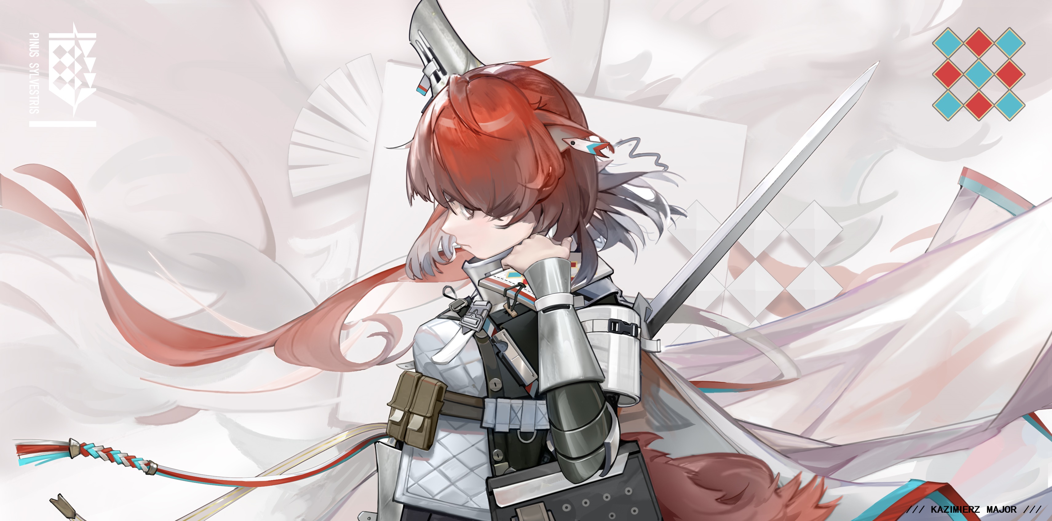 Flametail from Arknights HD Wallpaper