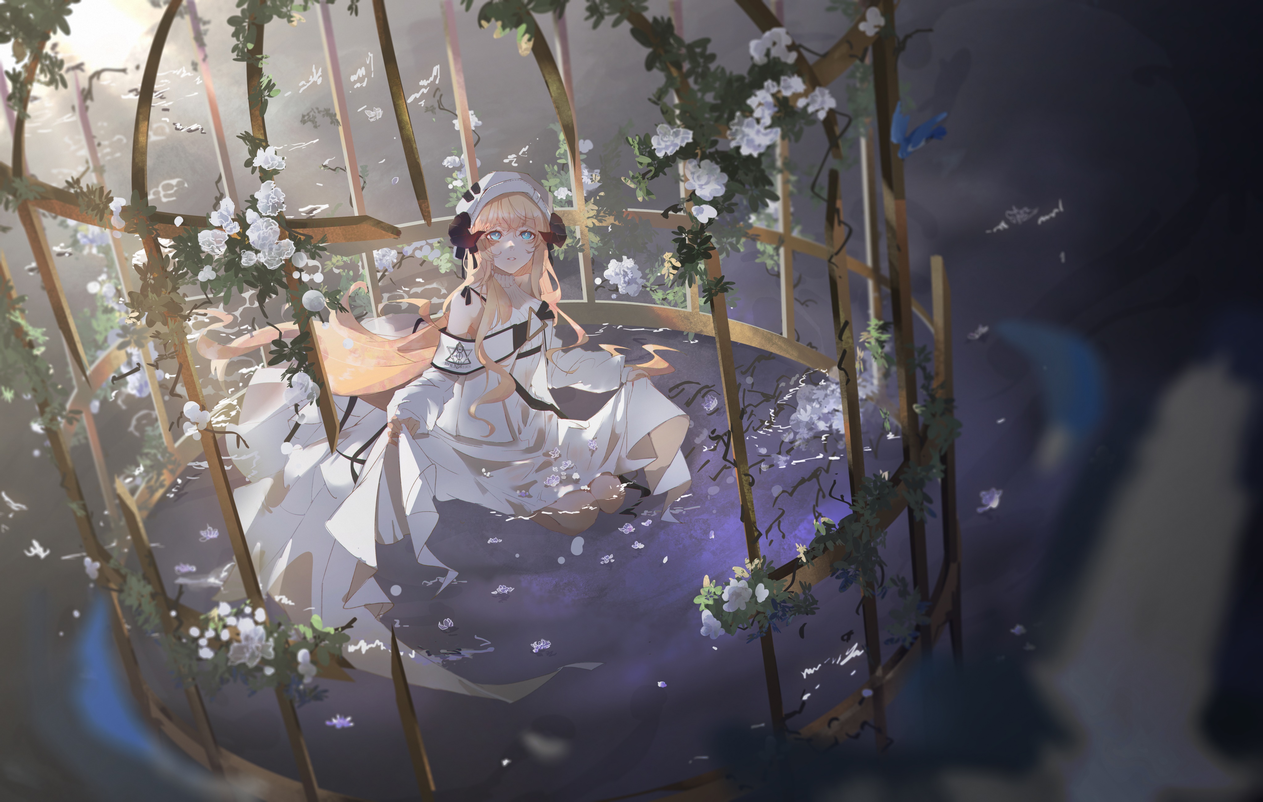 Nightingale from Arknights 4K HD Wallpaper