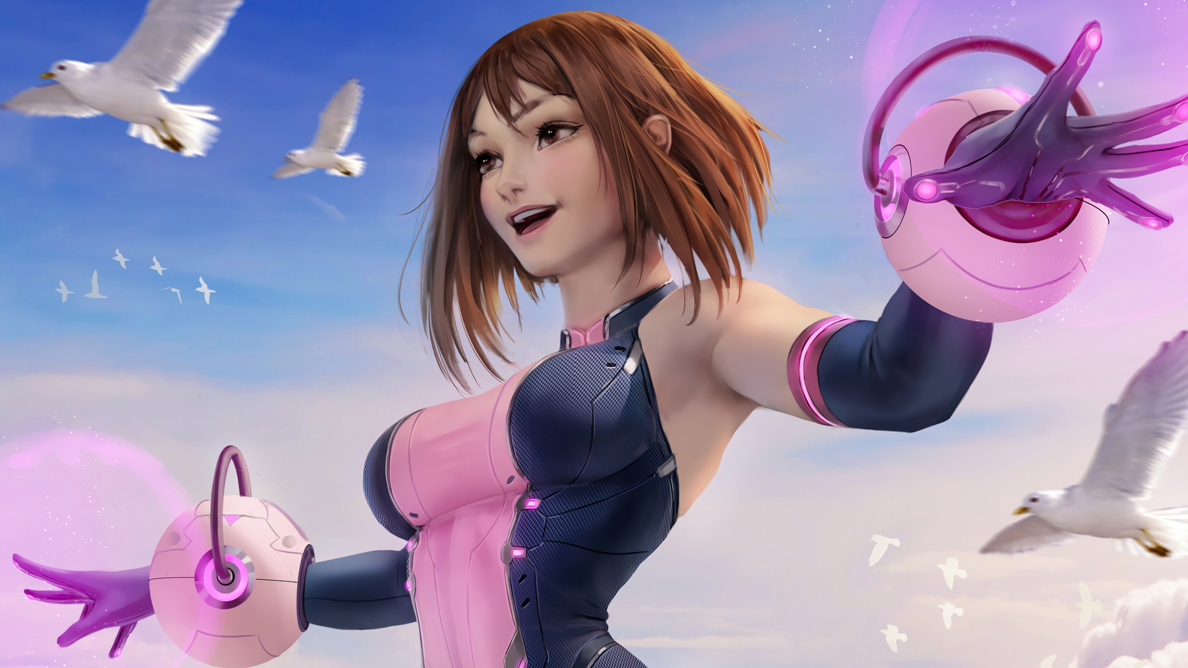 Ochaco Uraraka from My Hero Academia 4K HD Wallpaper