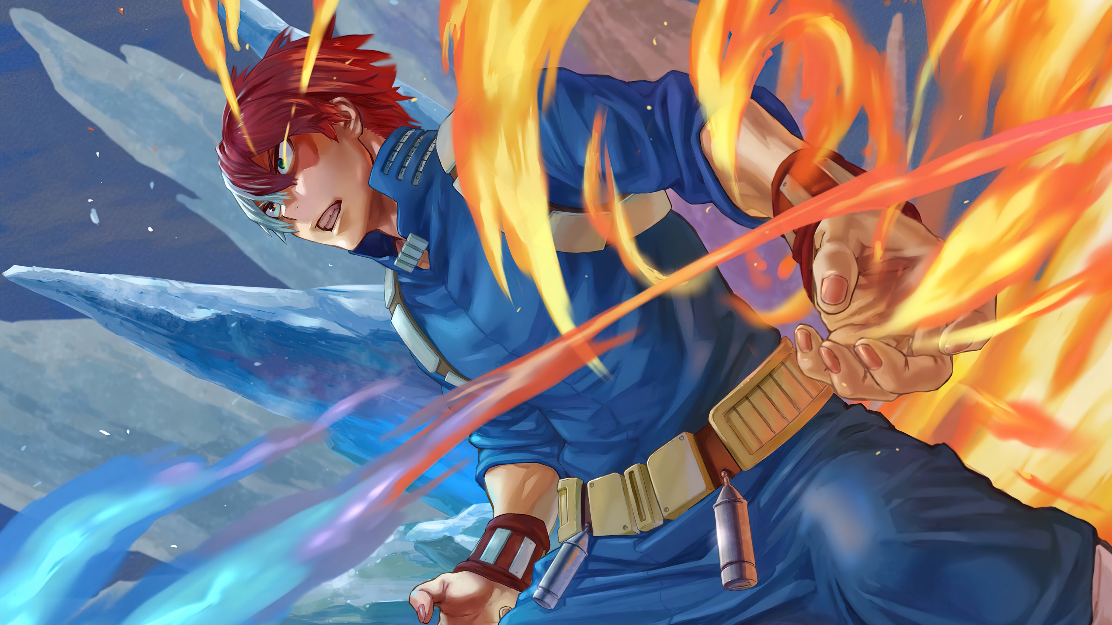 Shoto Todoroki from My Hero Academia 4K HD Wallpaper